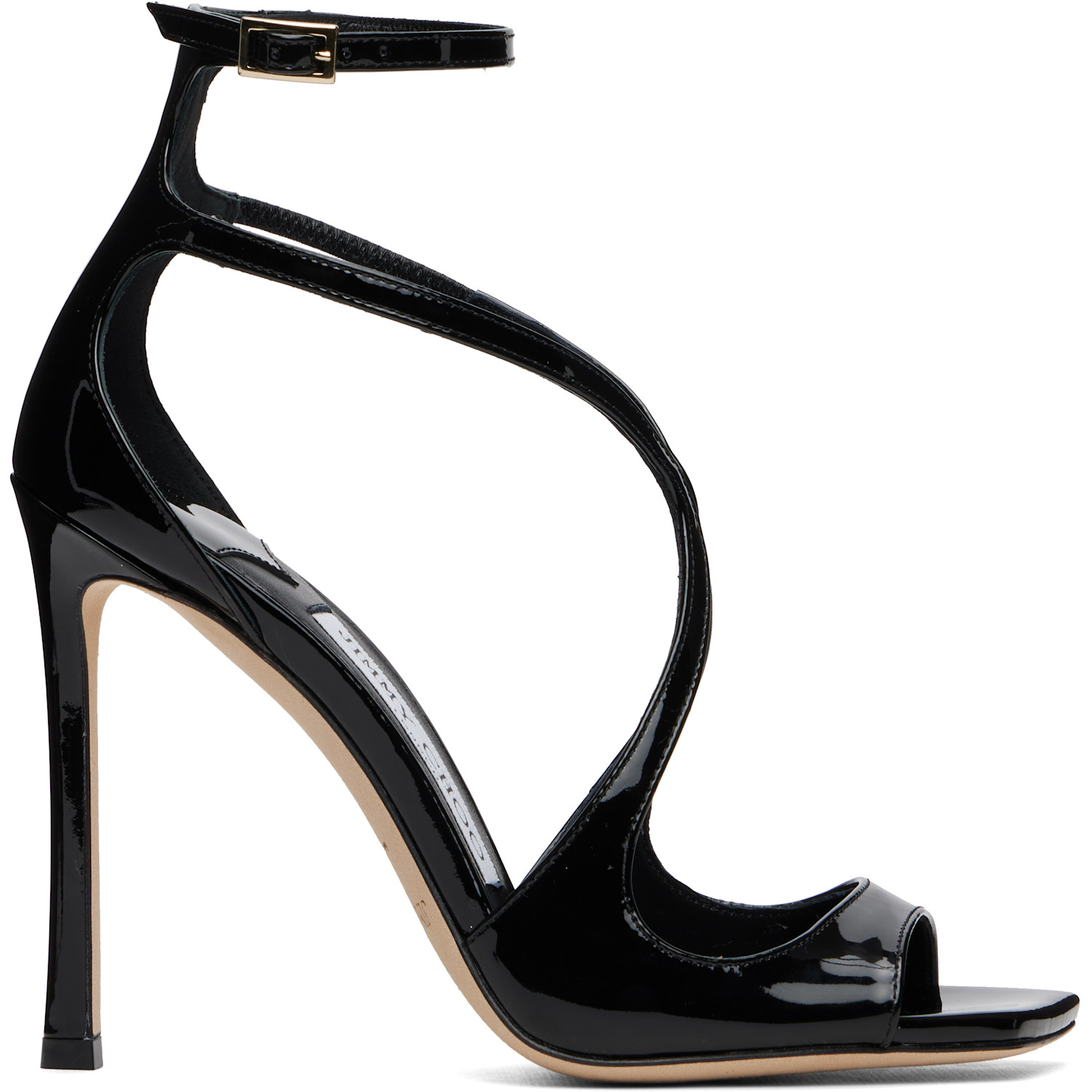 Jimmy Choo Black Azia 95 Heeled Sandals