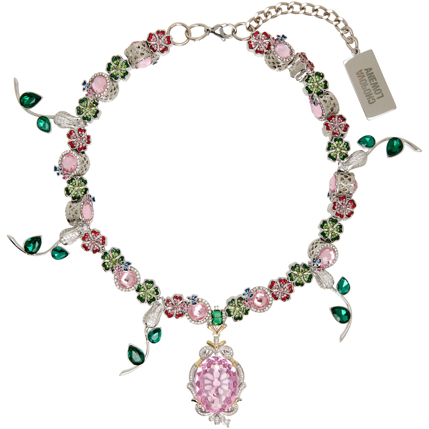 Chopova Lowena Cooey Clover Charm Necklace