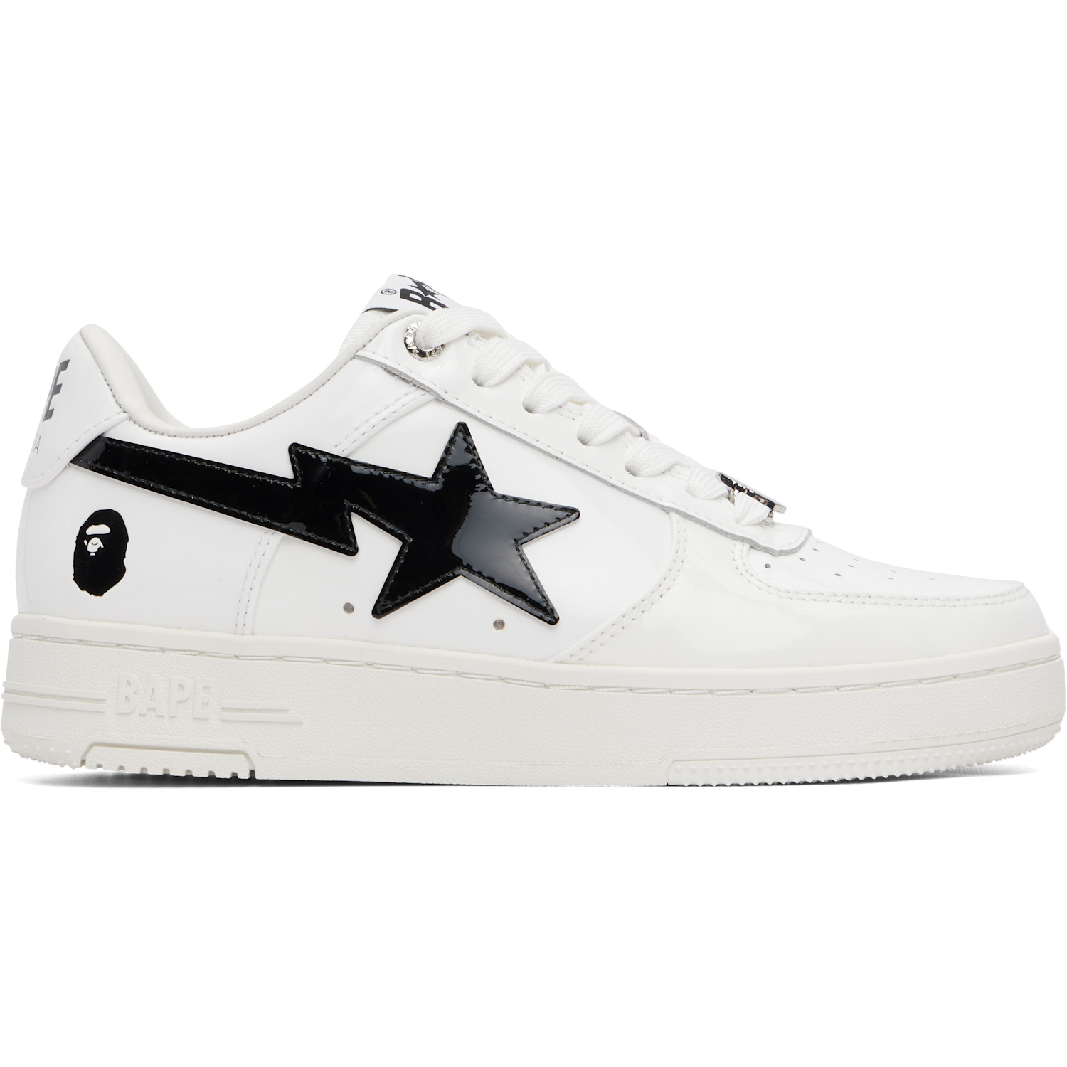 BAPE White & Black BAPE STA #2 L Sneakers