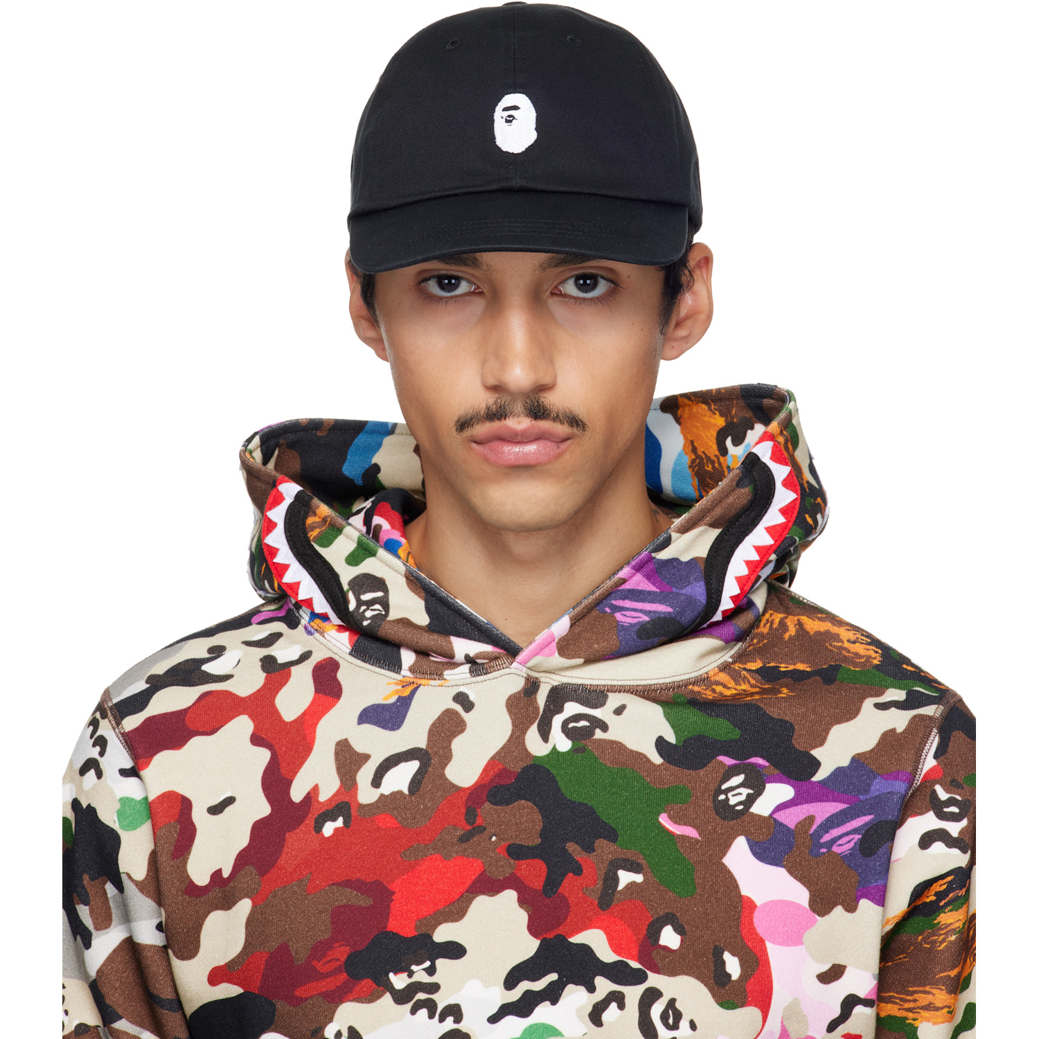 Bape 블랙 에이프 헤드 볼캡