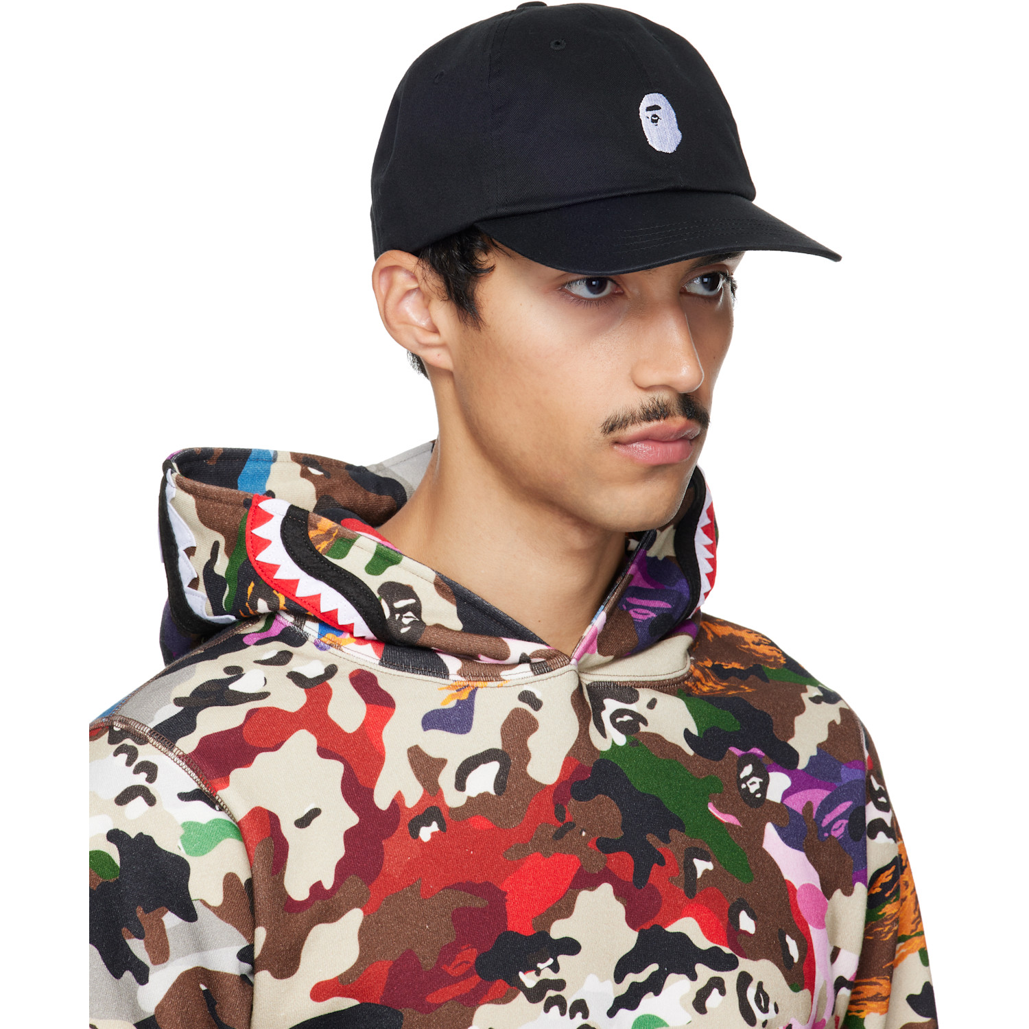 Bape 블랙 에이프 헤드 볼캡