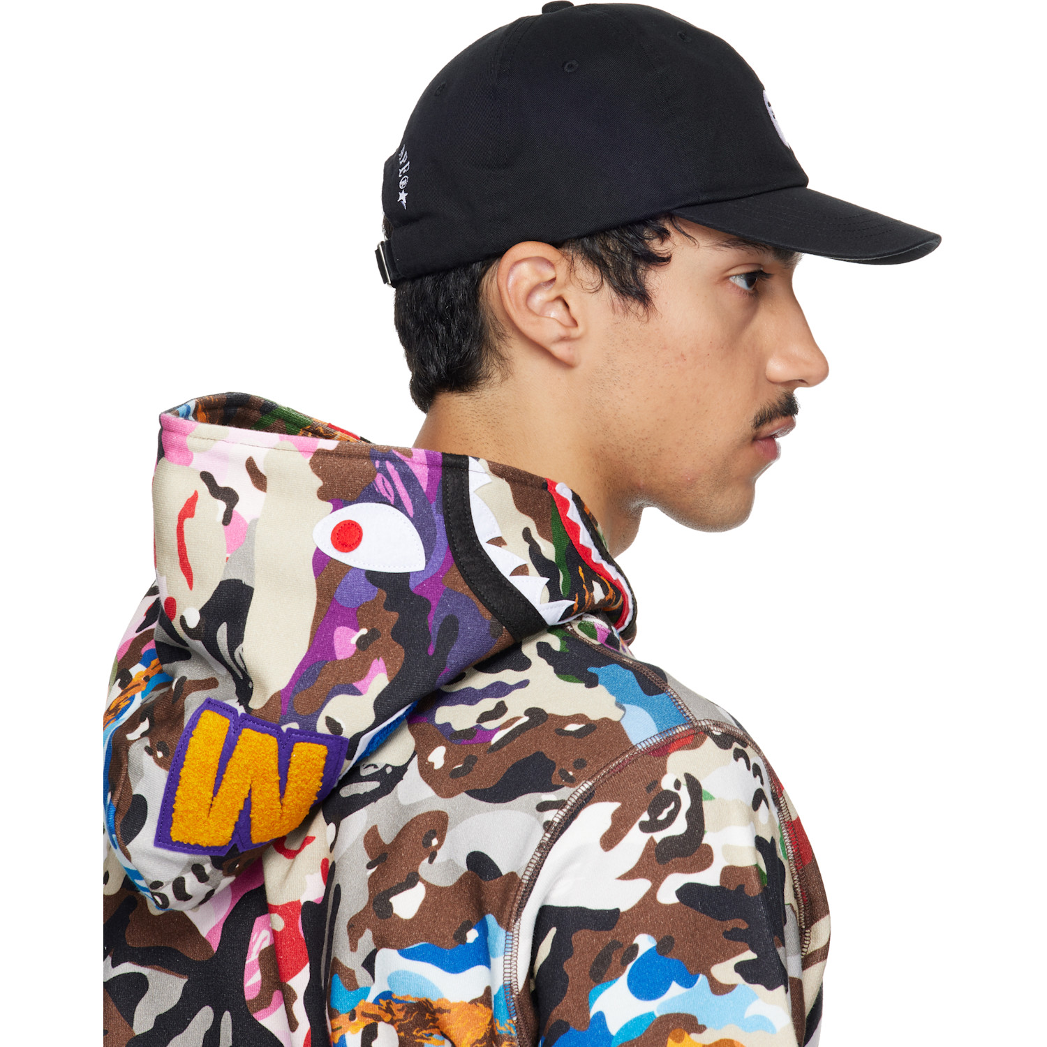Bape 블랙 에이프 헤드 볼캡