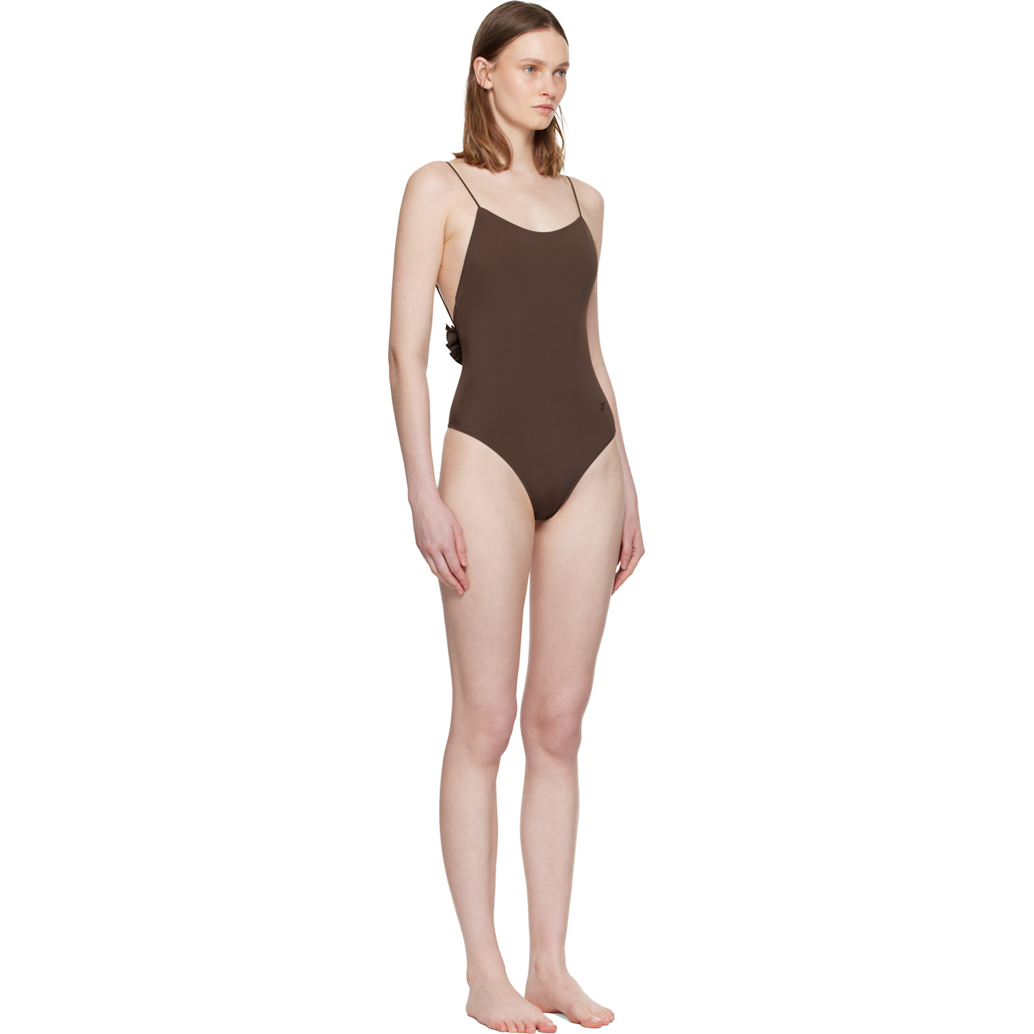  Jacquemus Brown 'the Cabana' Swimsuit 