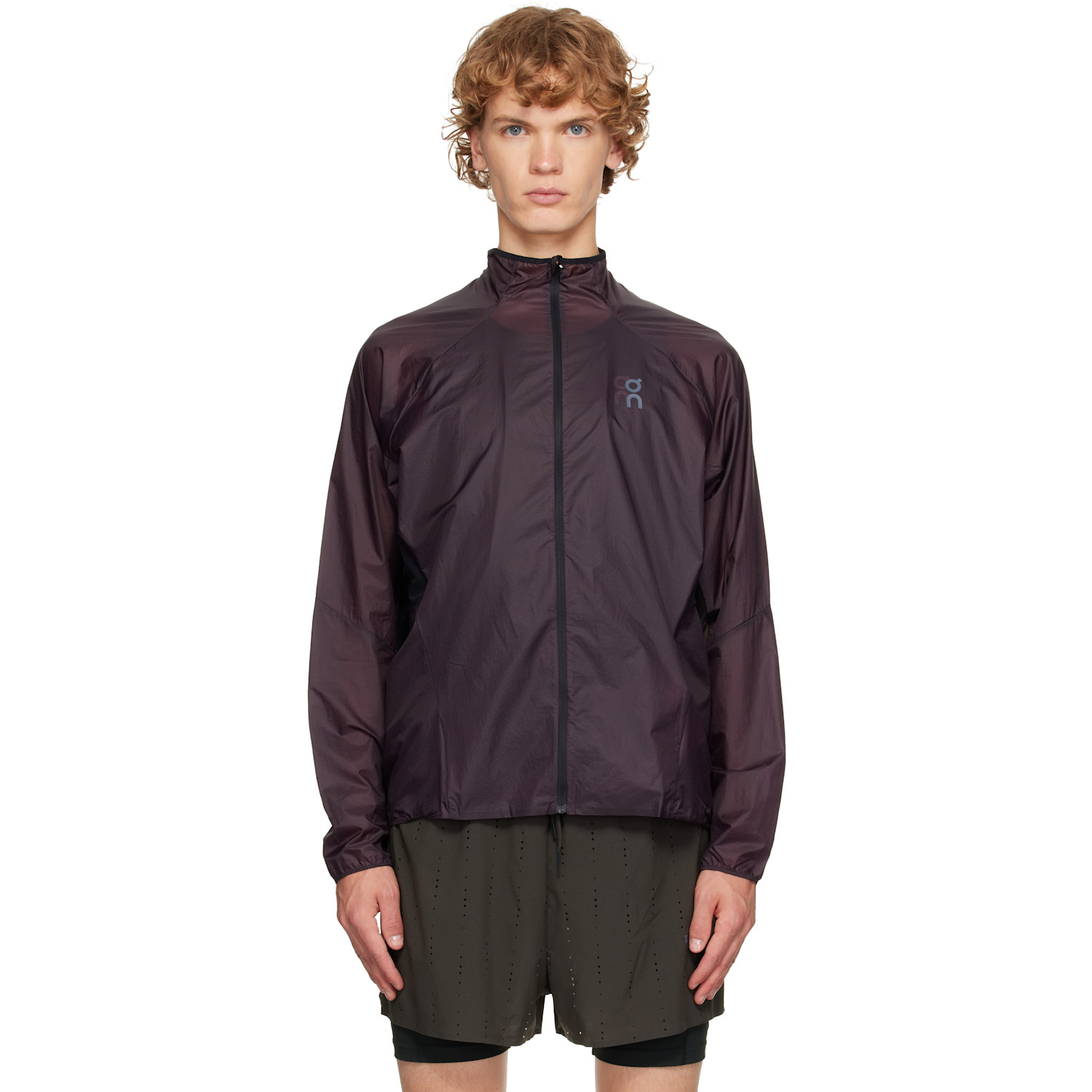 On Purple Zero Running Jacket In 1me10164968