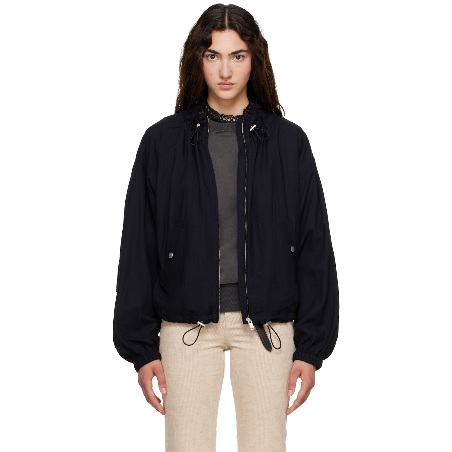 Isabel Marant Etoile Black Plume Jacket
