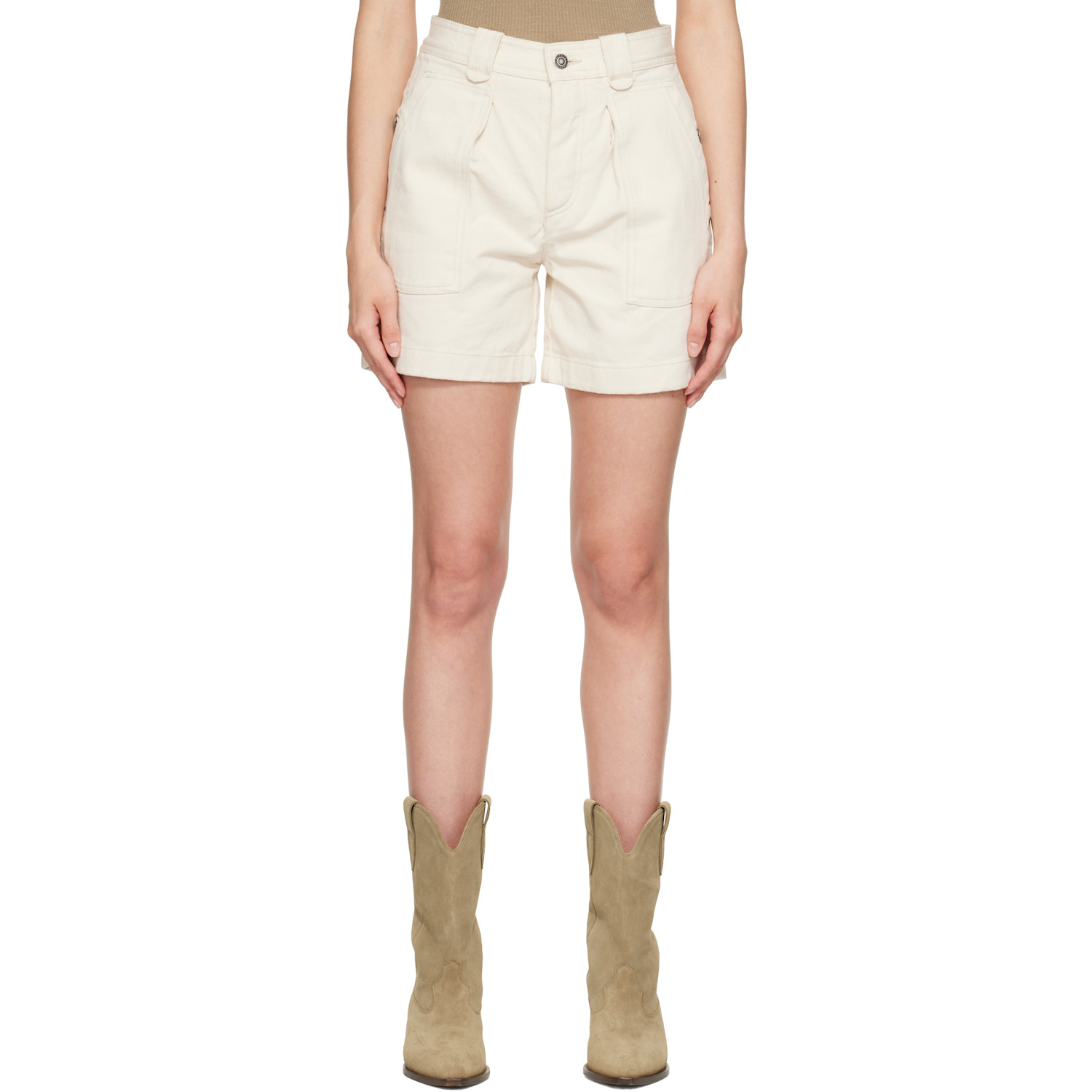 Isabel Marant Etoile Off-White Eveja Shorts