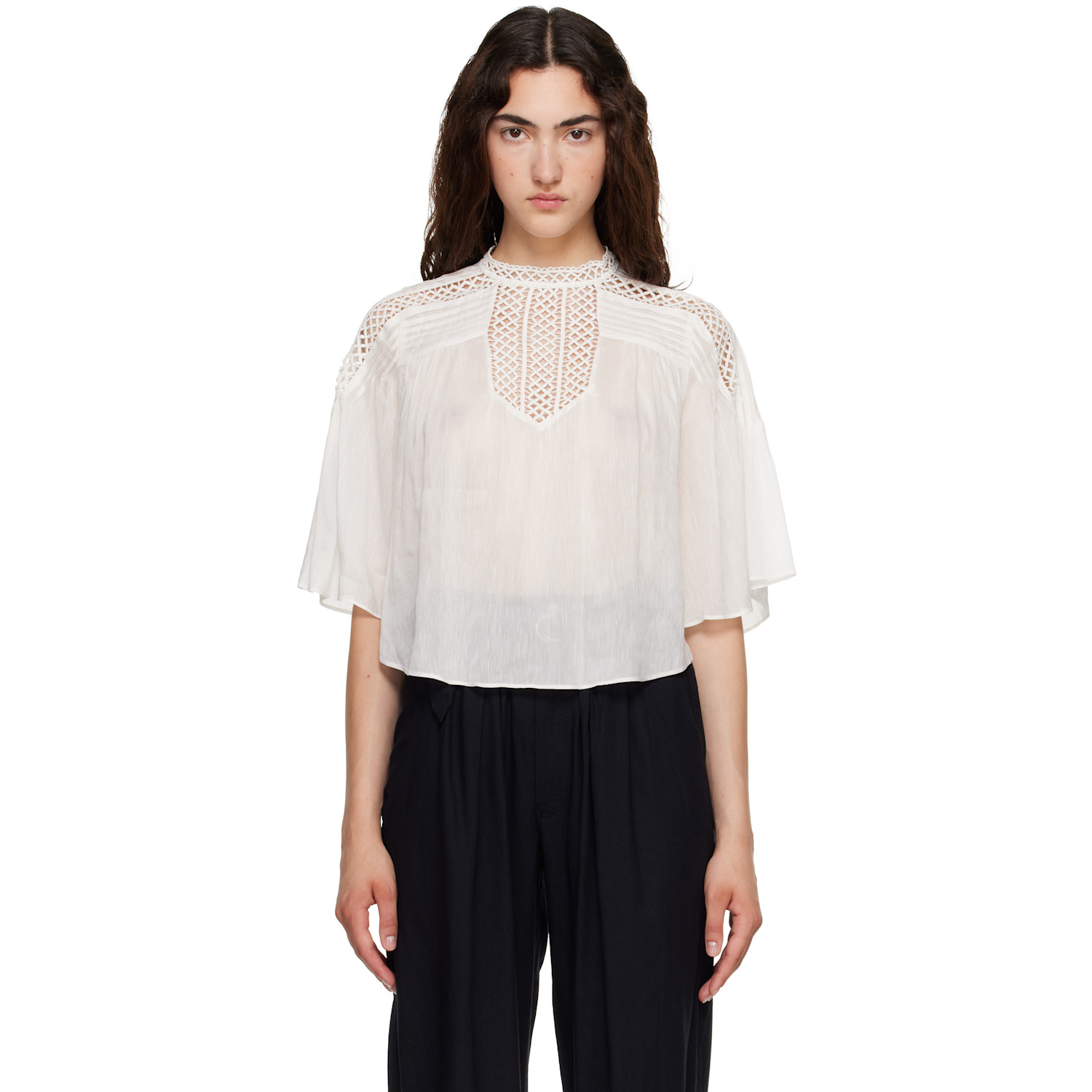Isabel Marant Etoile White Parina Blouse