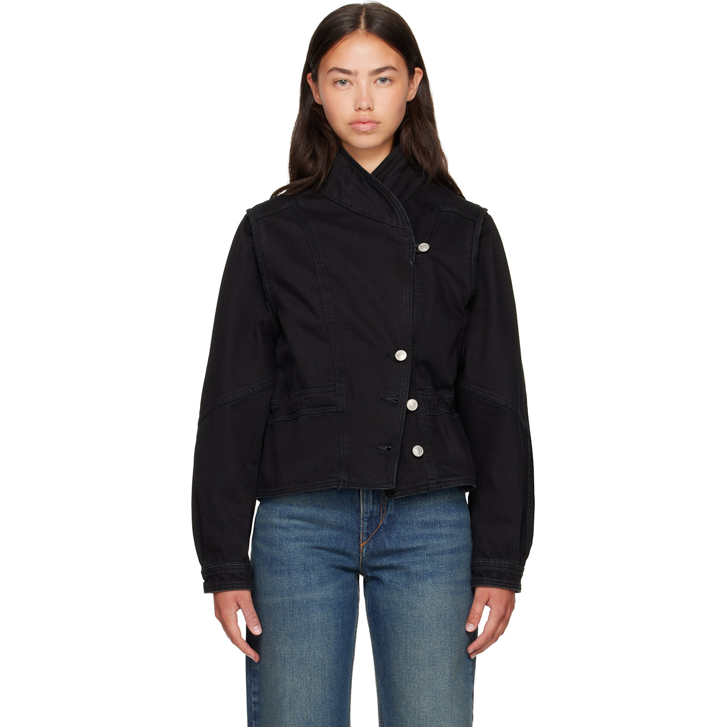 Isabel Marant Black Dolie Denim Jacket