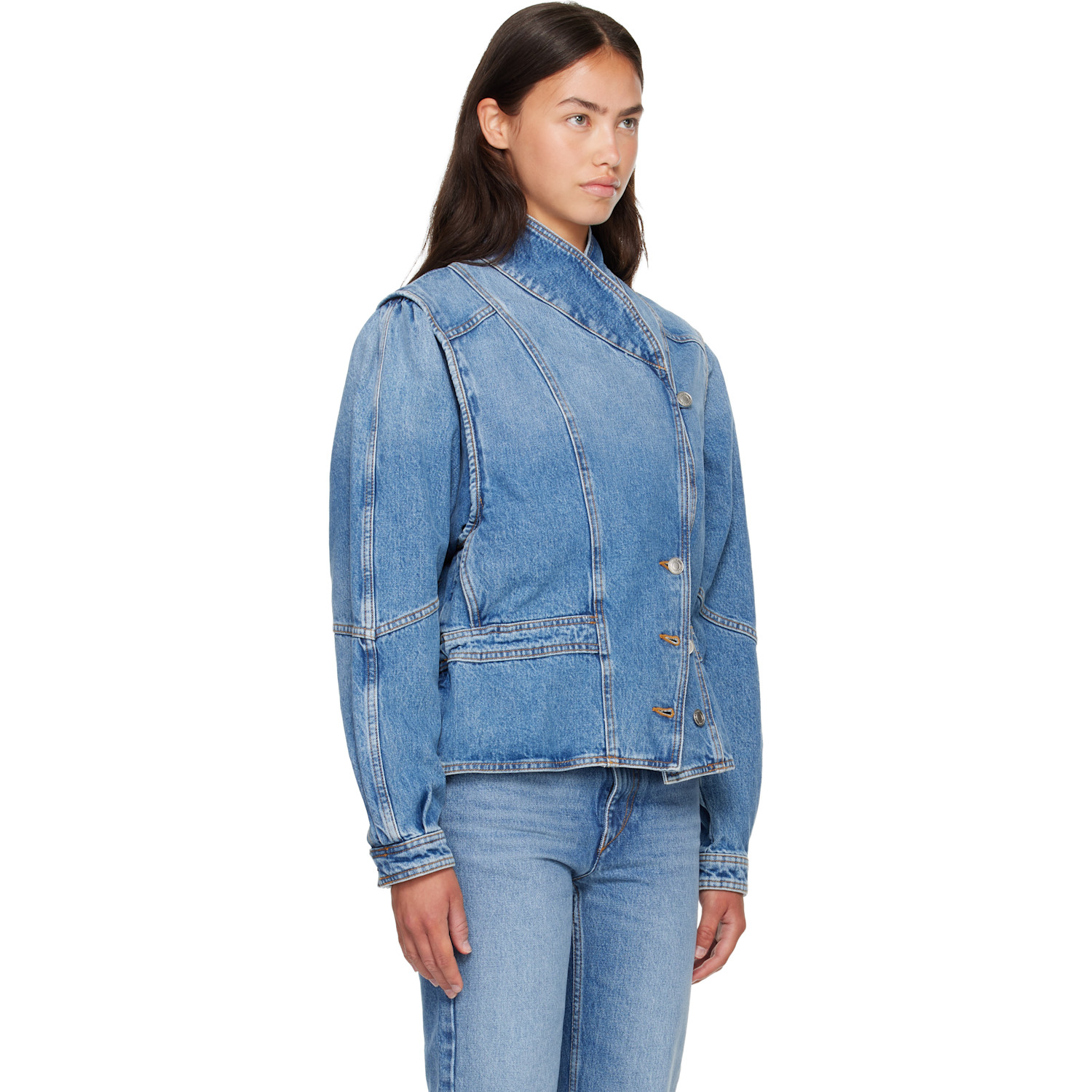 Isabel Marant Blue Dolie Denim Jacket 
