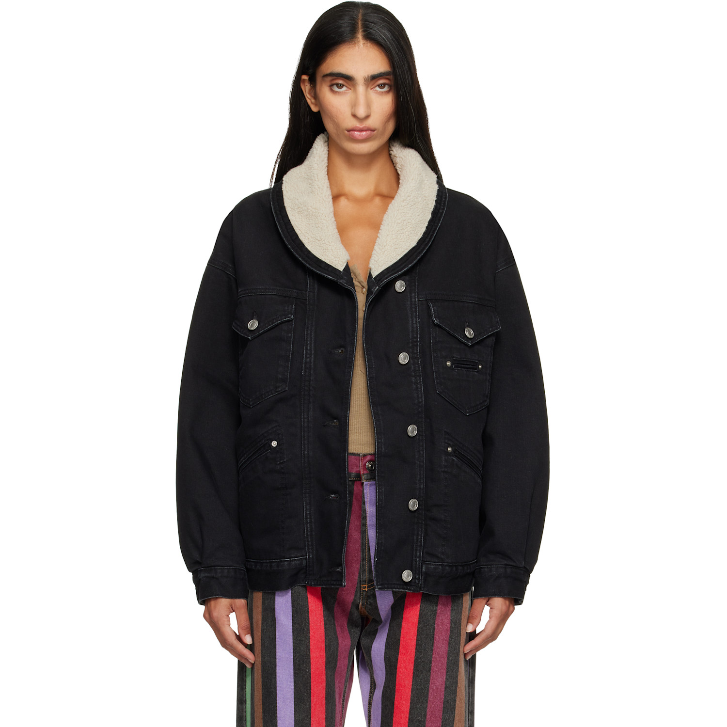 Isabel Marant Black Pimia Denim Jacket