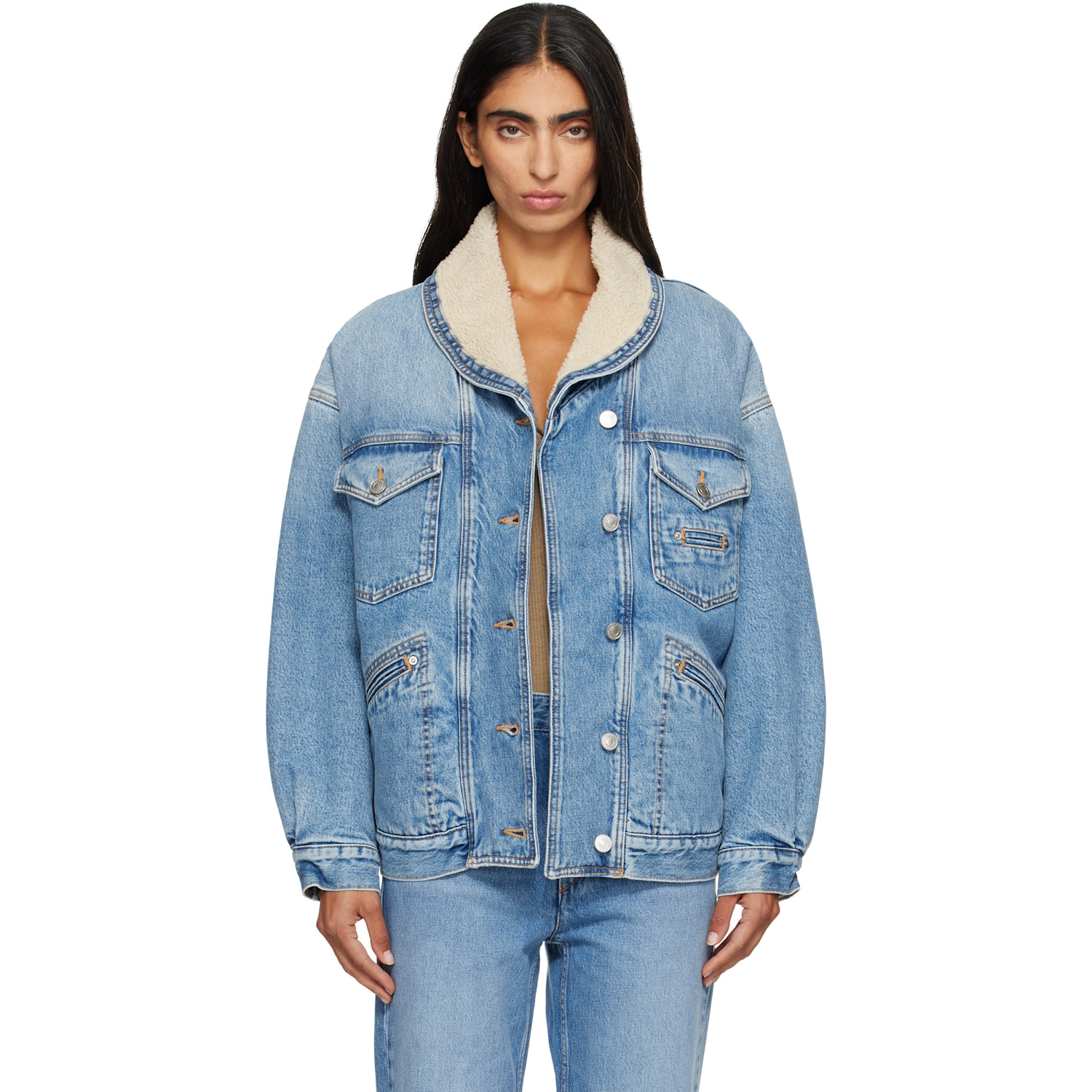 Isabel Marant Blue Pimia Denim Jacket