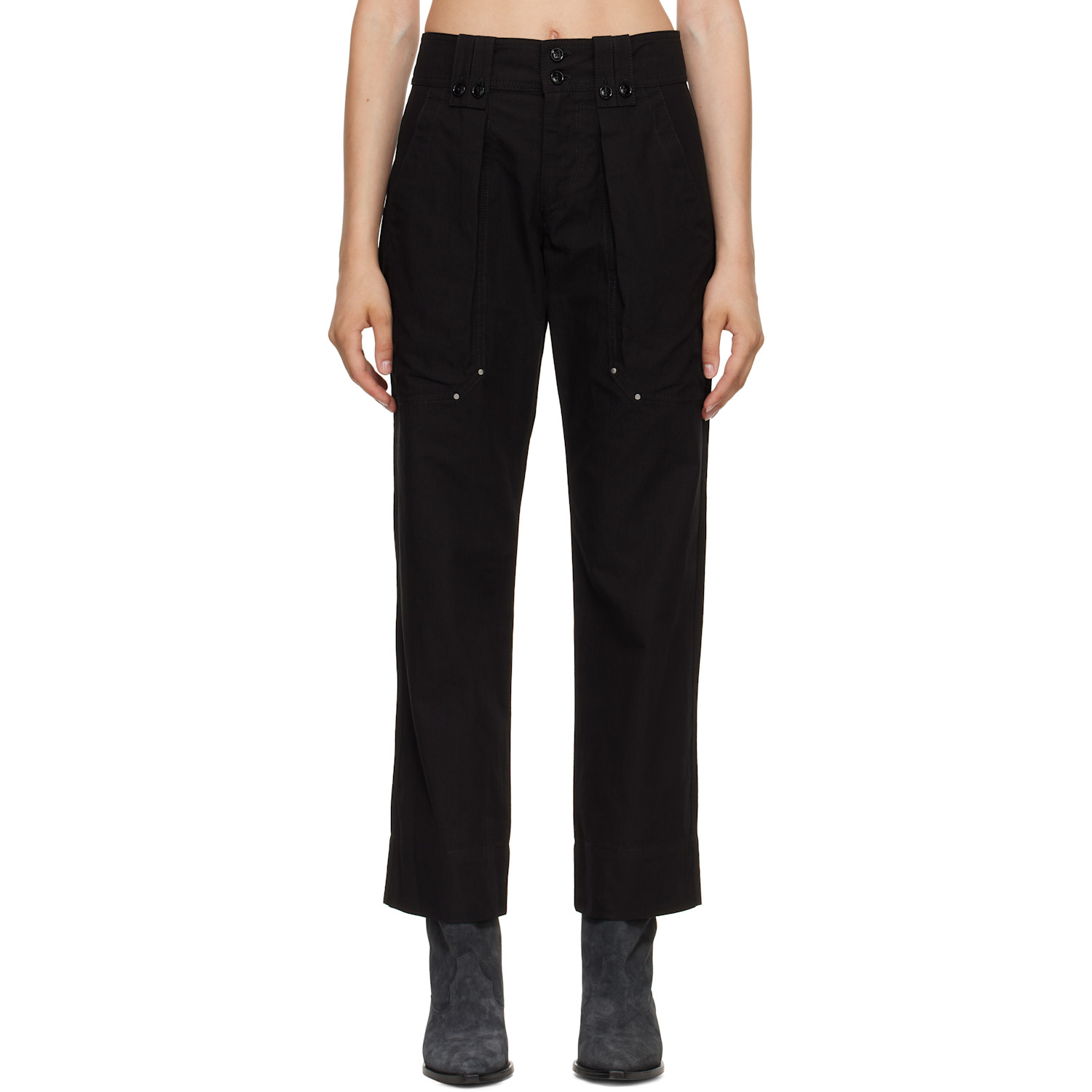 Isabel Marant Black Amandine Trousers