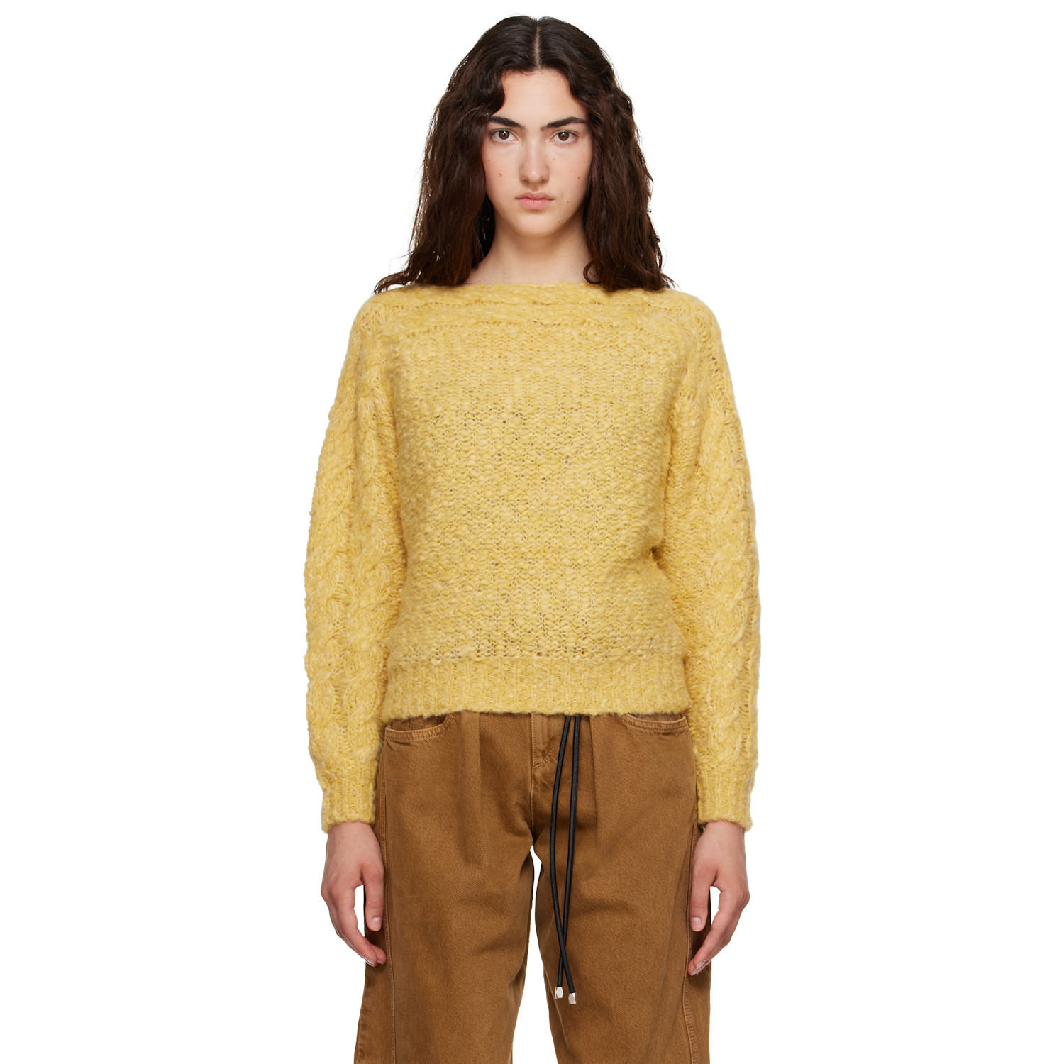 Isabel Marant Yellow Ponara Pullover Sweater