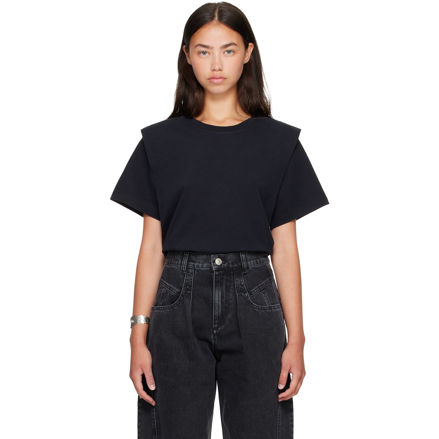 Isabel Marant Black Zelitos T-shirt