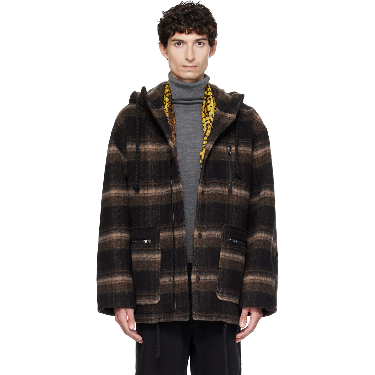 Isabel Marant Black & Beige Kiril Jacket