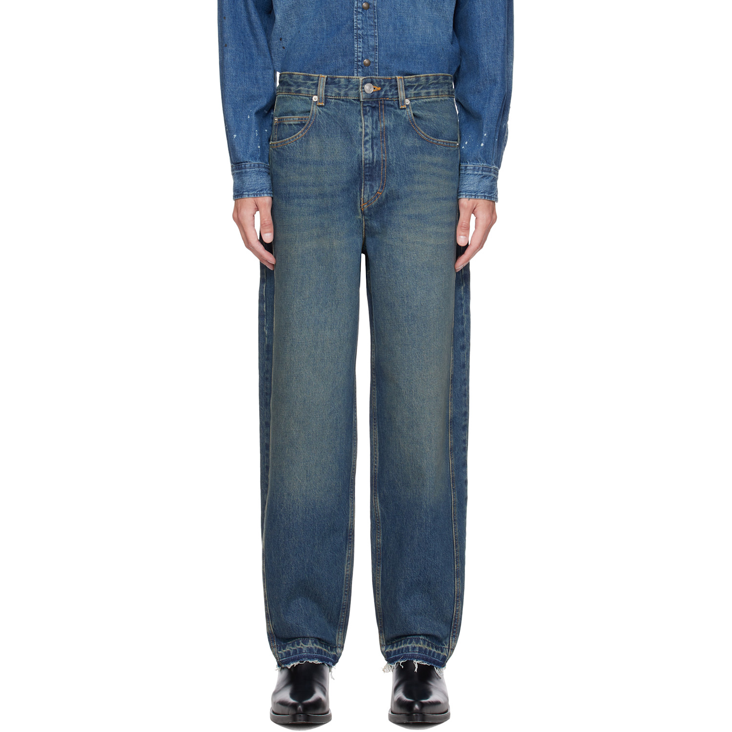 Isabel Marant Blue Jorian Jeans