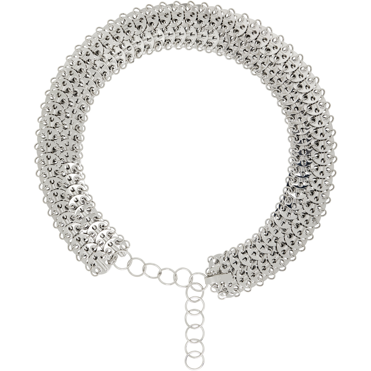 Rabanne Silver Jewel Belt