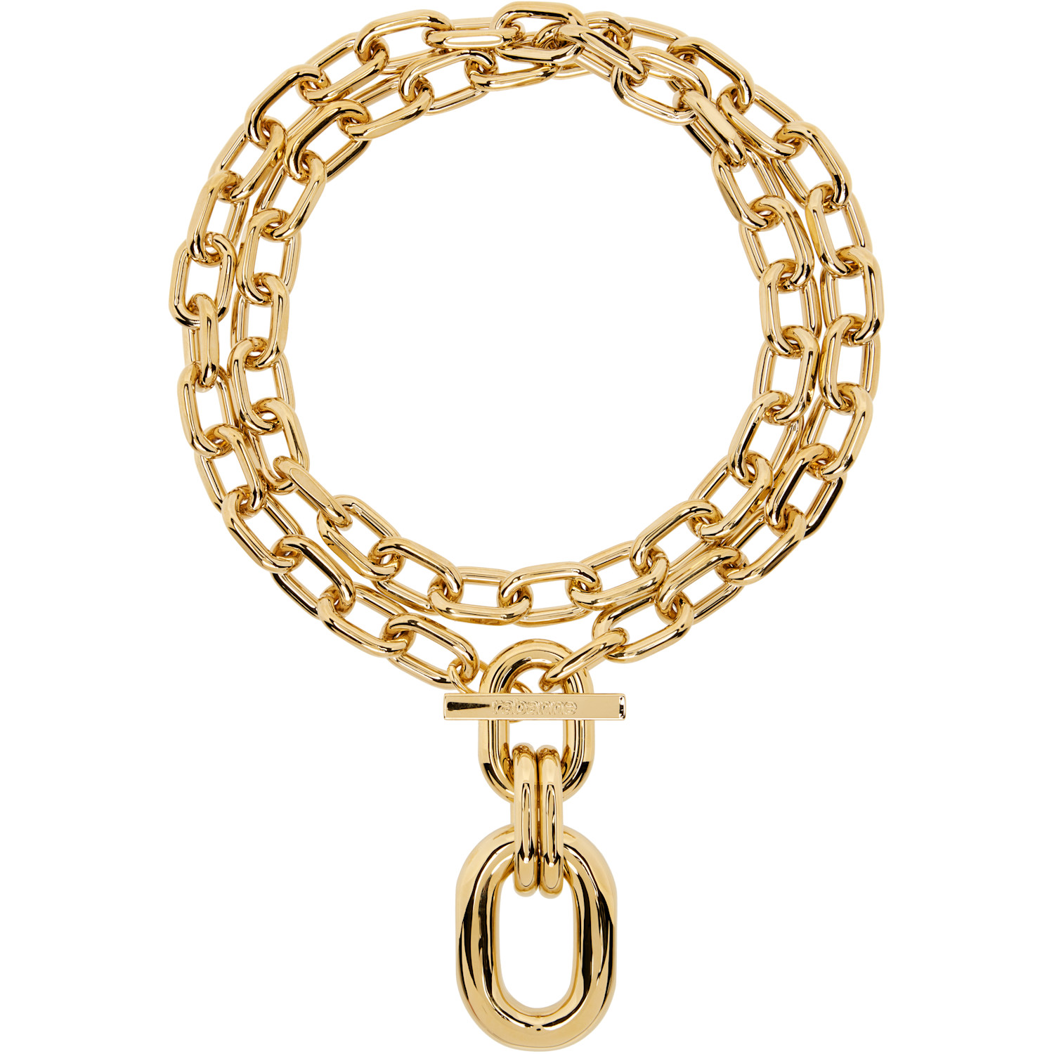 Rabanne Double XL Link Pendant Necklace