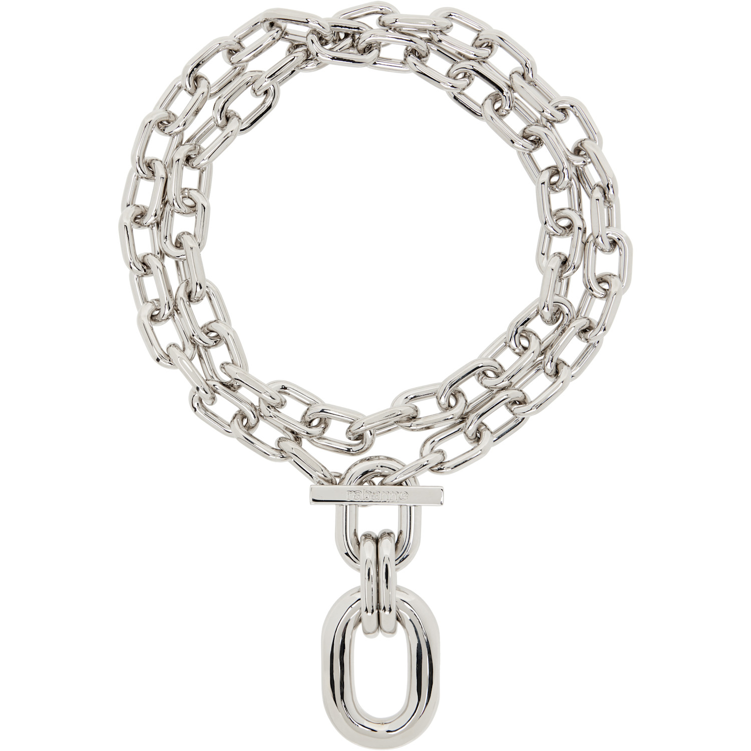 Rabanne Double XL Link Pendant Necklace