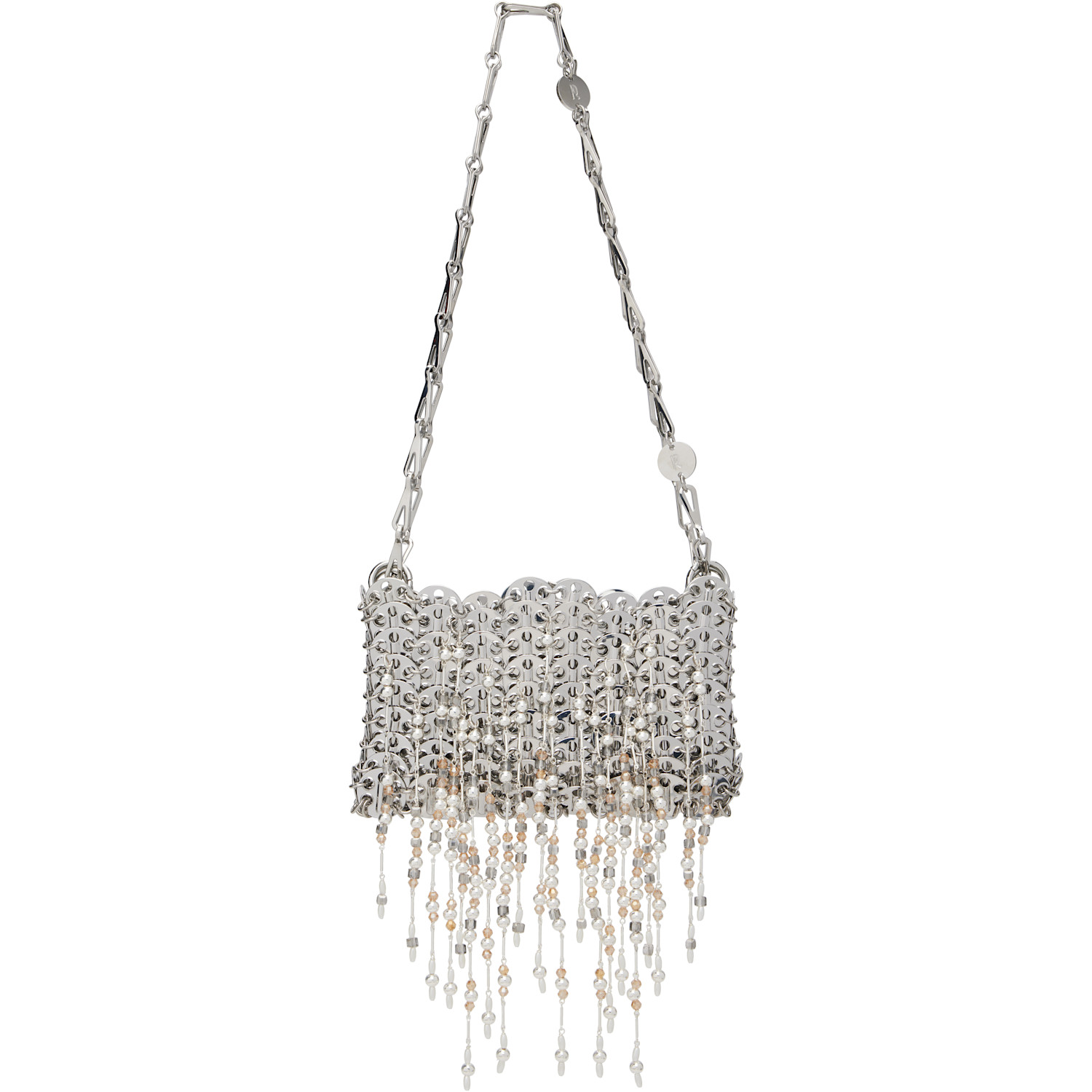 Rabanne Silver 1969 Nano Bag