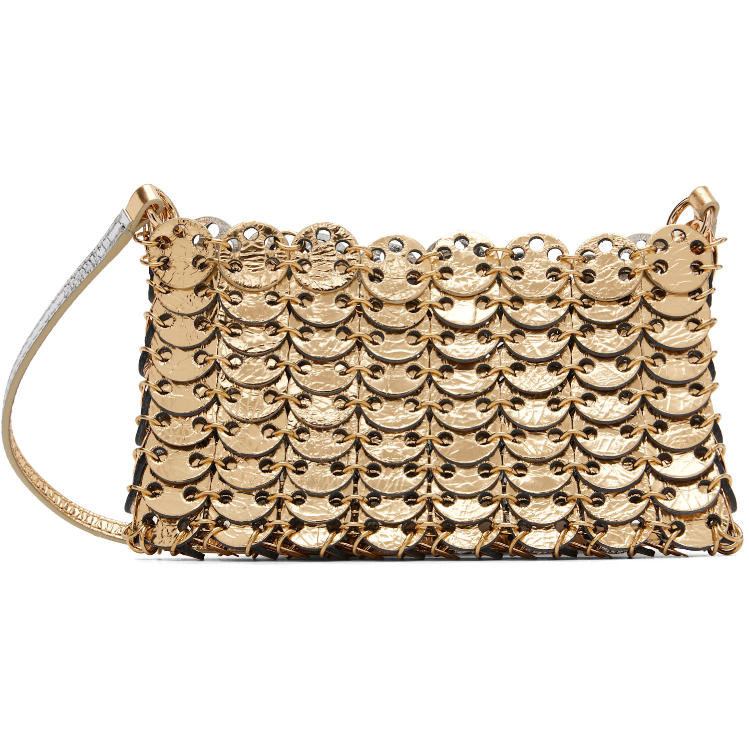 Rabanne Gold Calfskin Bag