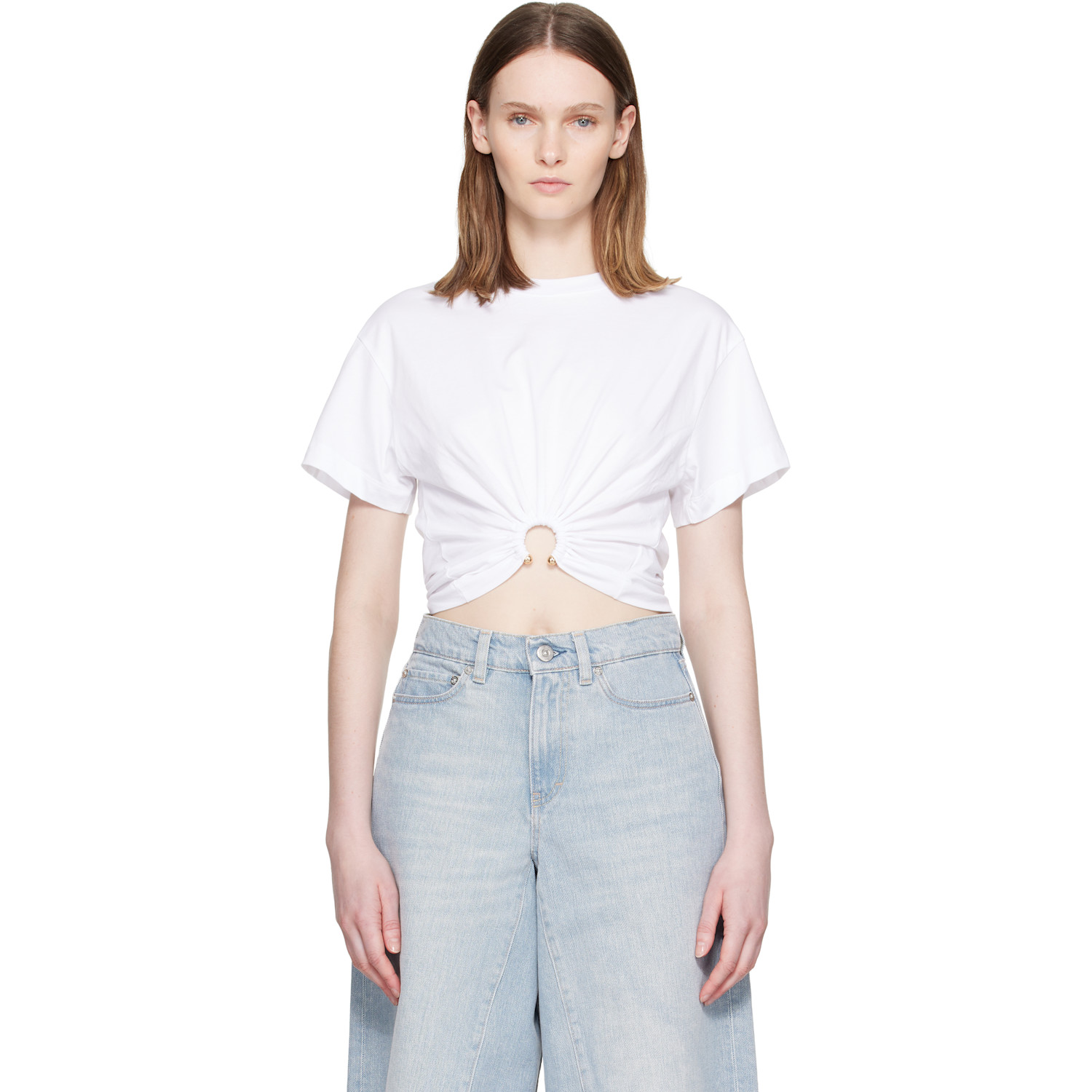 Rabanne White Piercing T-shirt