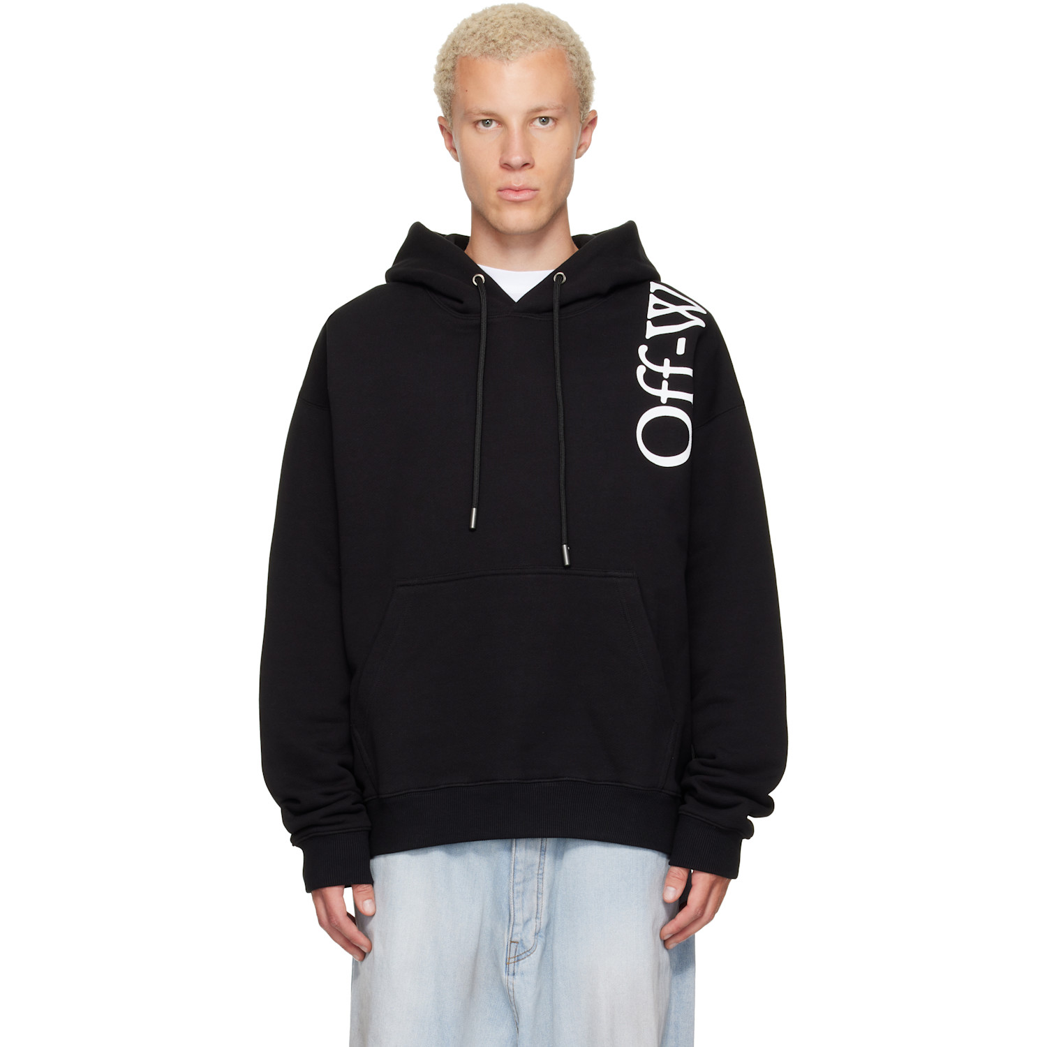 Off-White Black Vertical Bookish Skate Hoodie