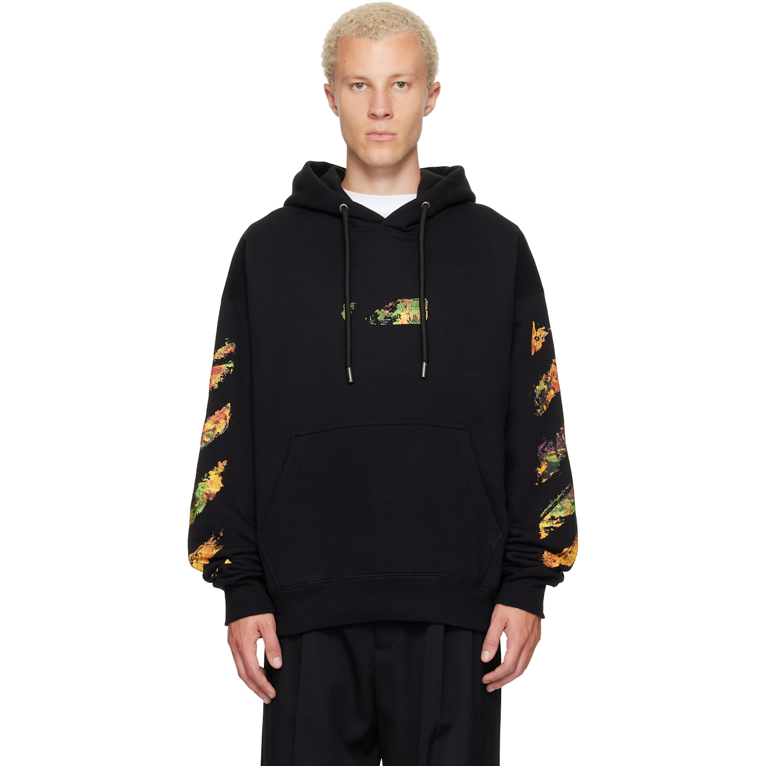 Off-White Black Spices Arrow Skate Hoodie