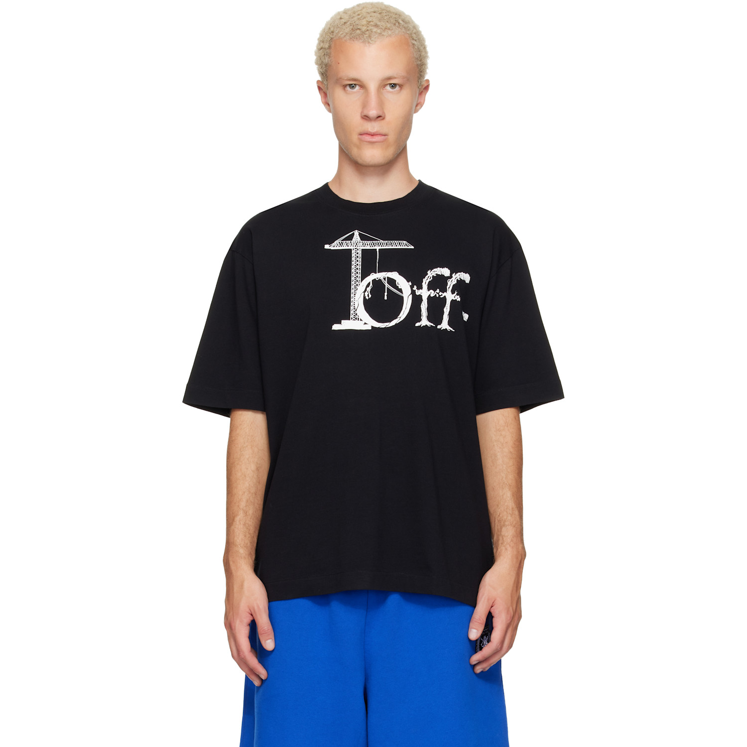 Off-White Black Shared Logo Skate T-shirt