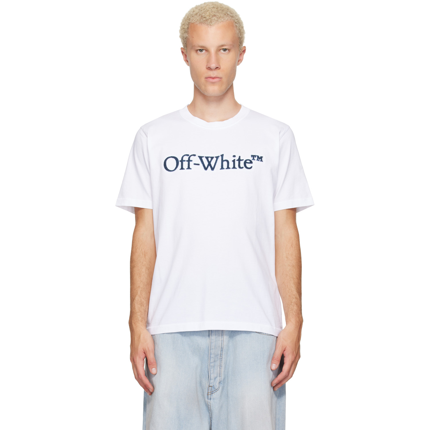 Off-White White Big Bookish Regular T-shirt