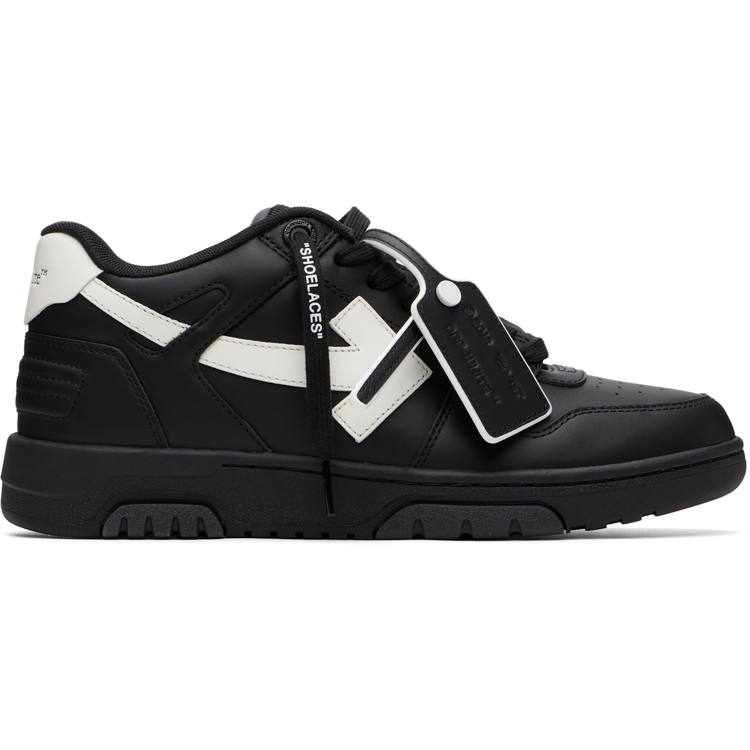 Off-White Black 'Out Of Office' Leather Sneakers
