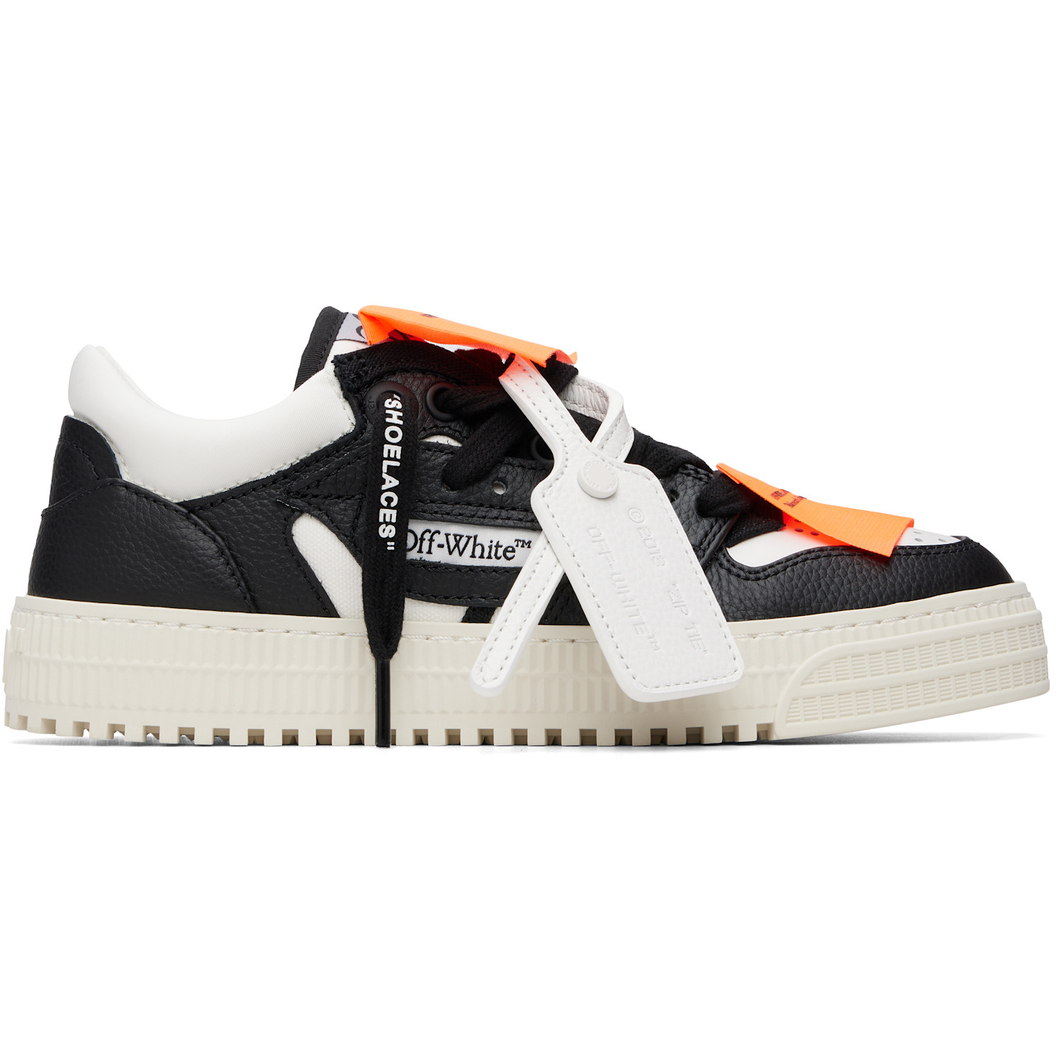 Off-White Black & White Low Top 3.0 Off Court Sneakers