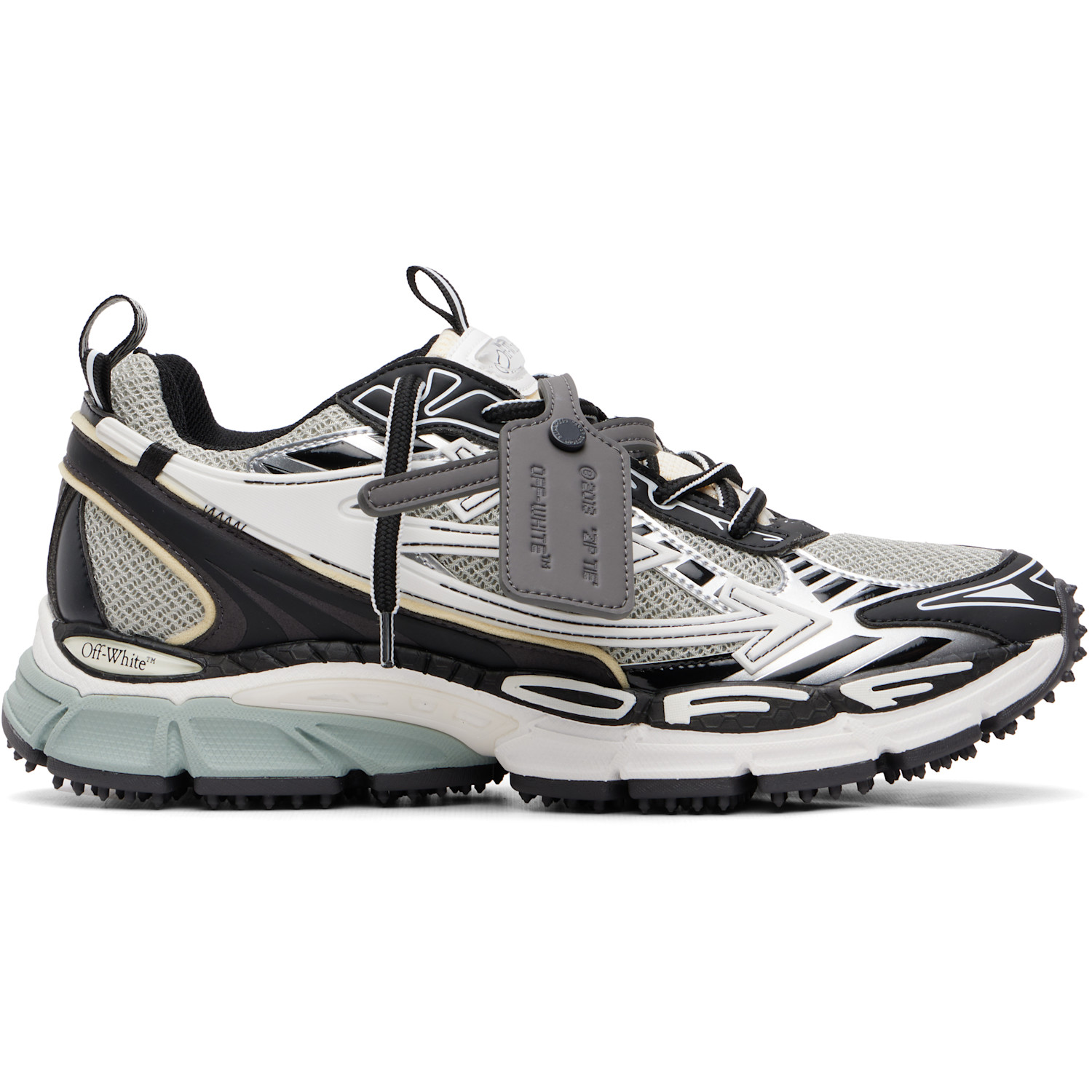 Off-White Gray & Black Be Right Back Sneakers