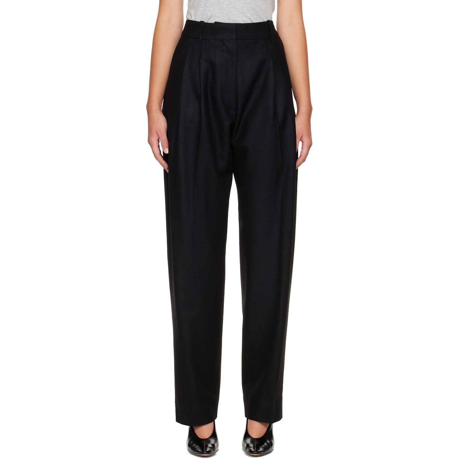 Studio Nicholson Black Sperro Tailored Trousers