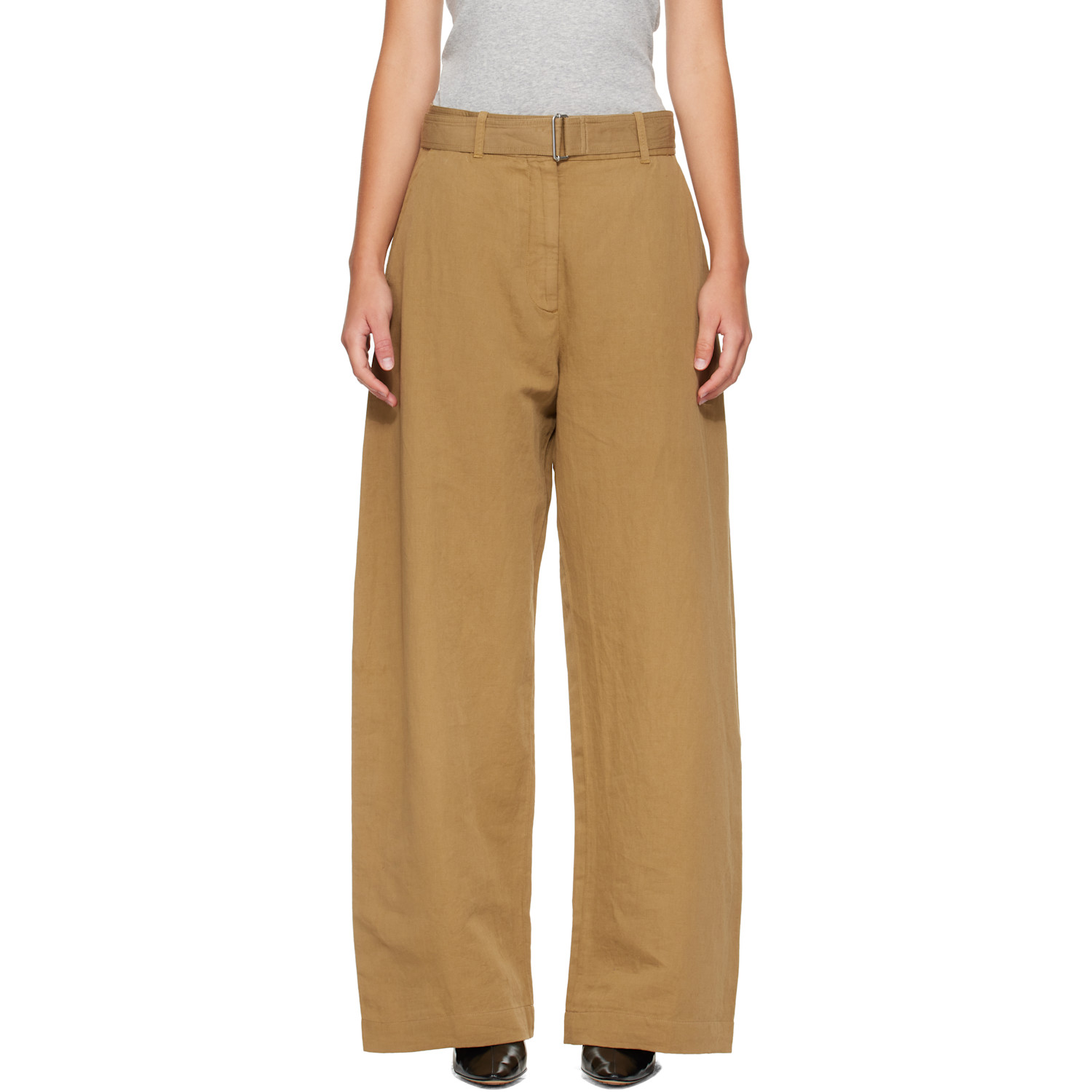 Studio Nicholson Tan Chatto Trousers