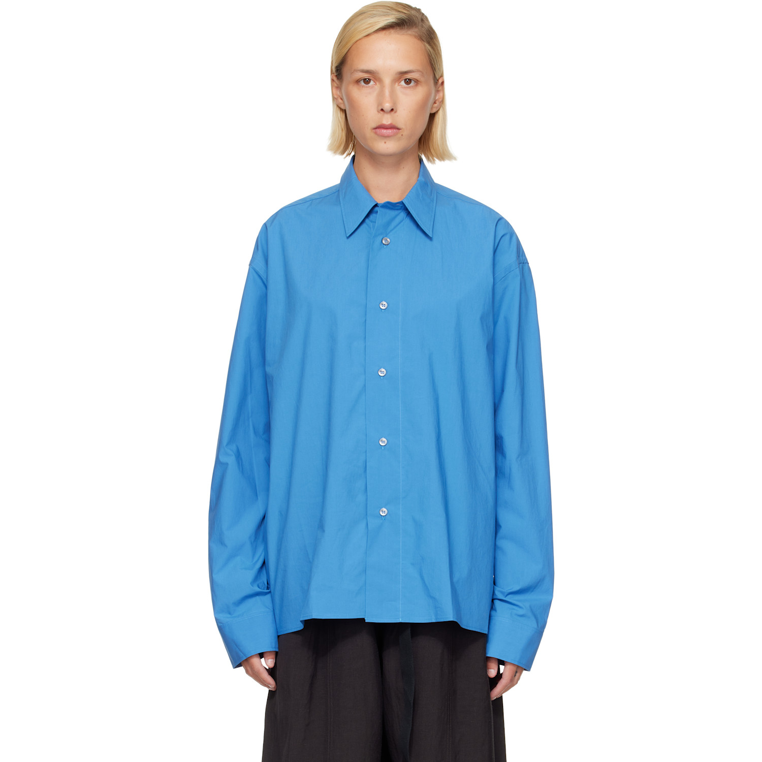 Studio Nicholson Blue Hal Shirt
