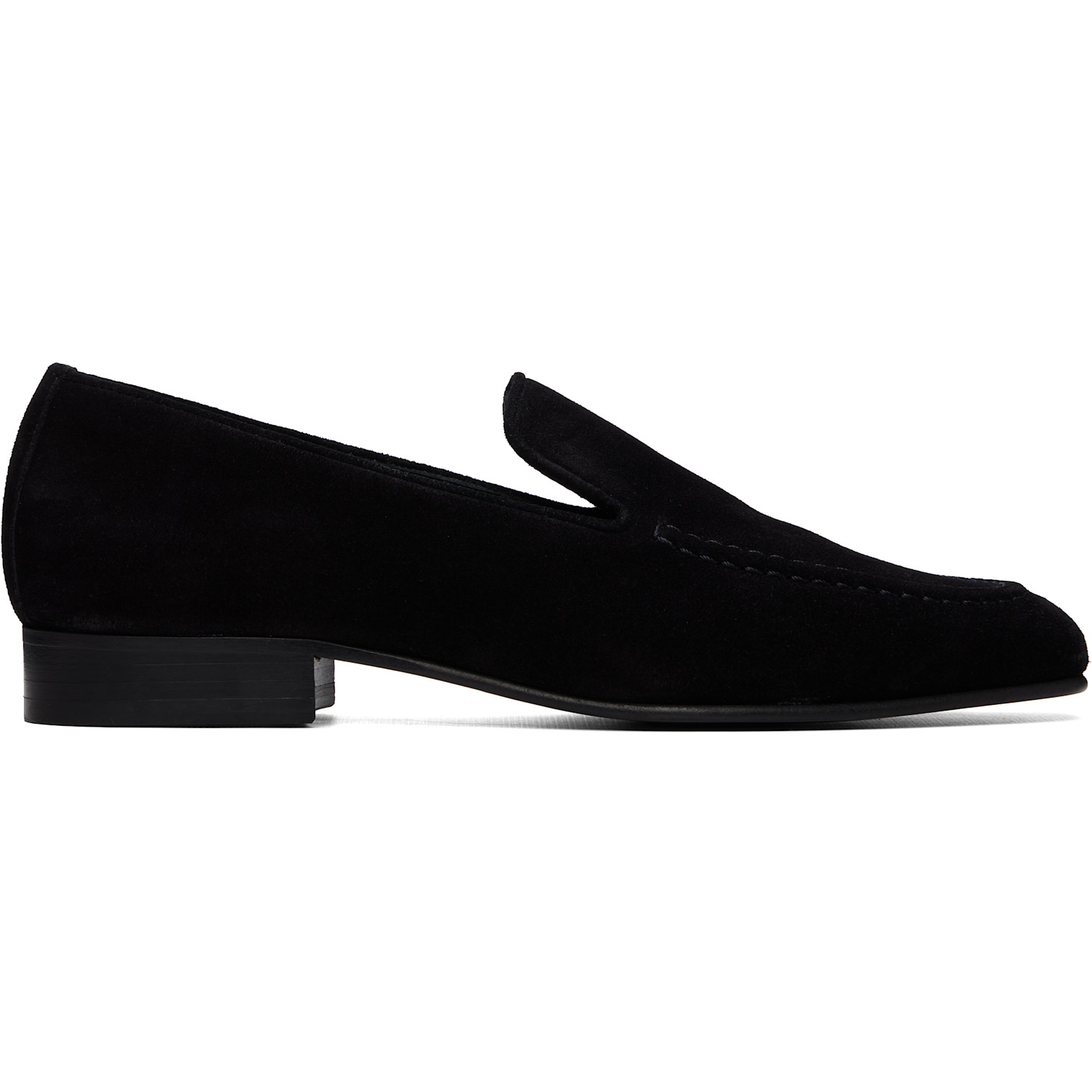 Studio Nicholson Black Elkann Suede Loafers