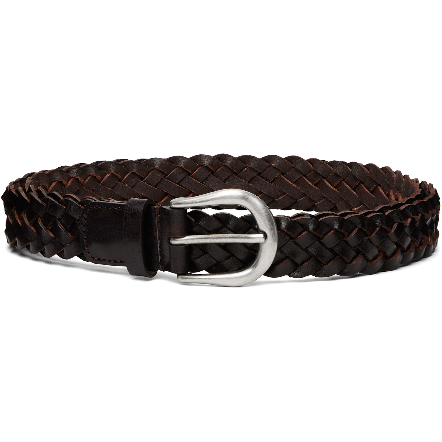 Studio Nicholson Brown Plaited Belt