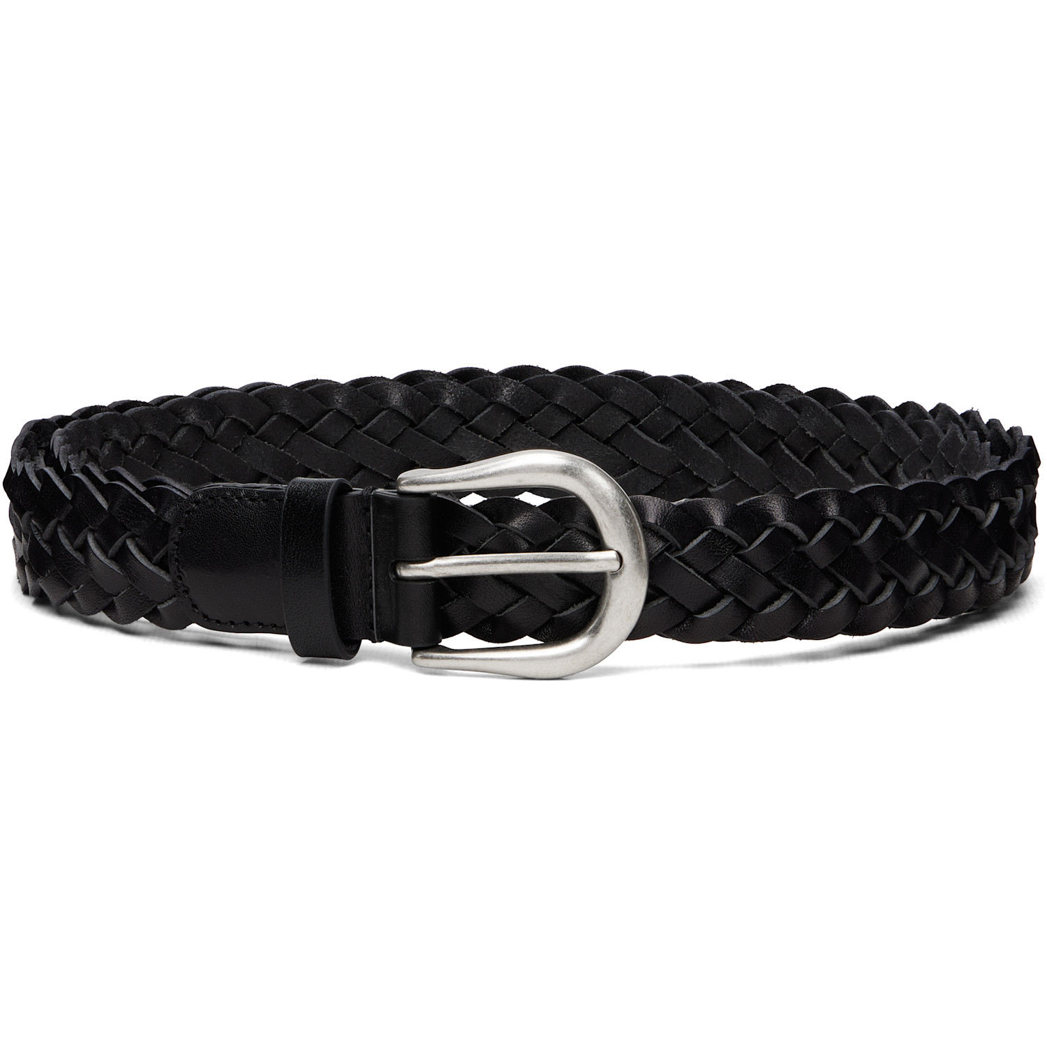 Studio Nicholson Black Plaited Belt