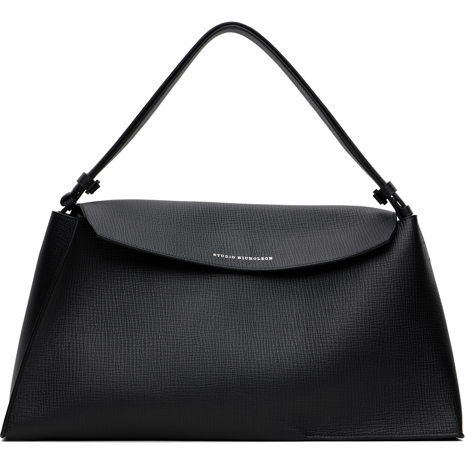 Studio Nicholson Black Shiboru Leather Bag