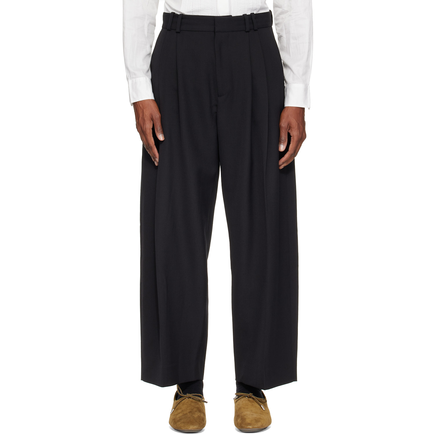 Studio Nicholson Black Line Tailored Trousers