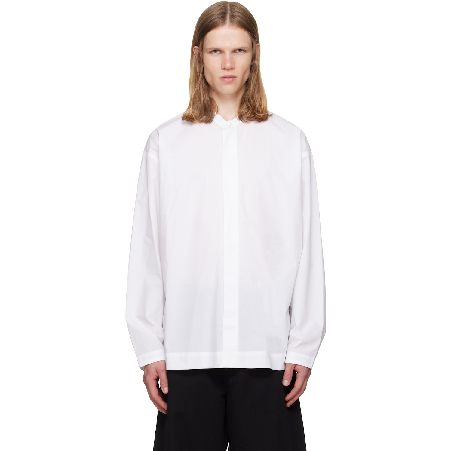 Studio Nicholson White Karst Shirt