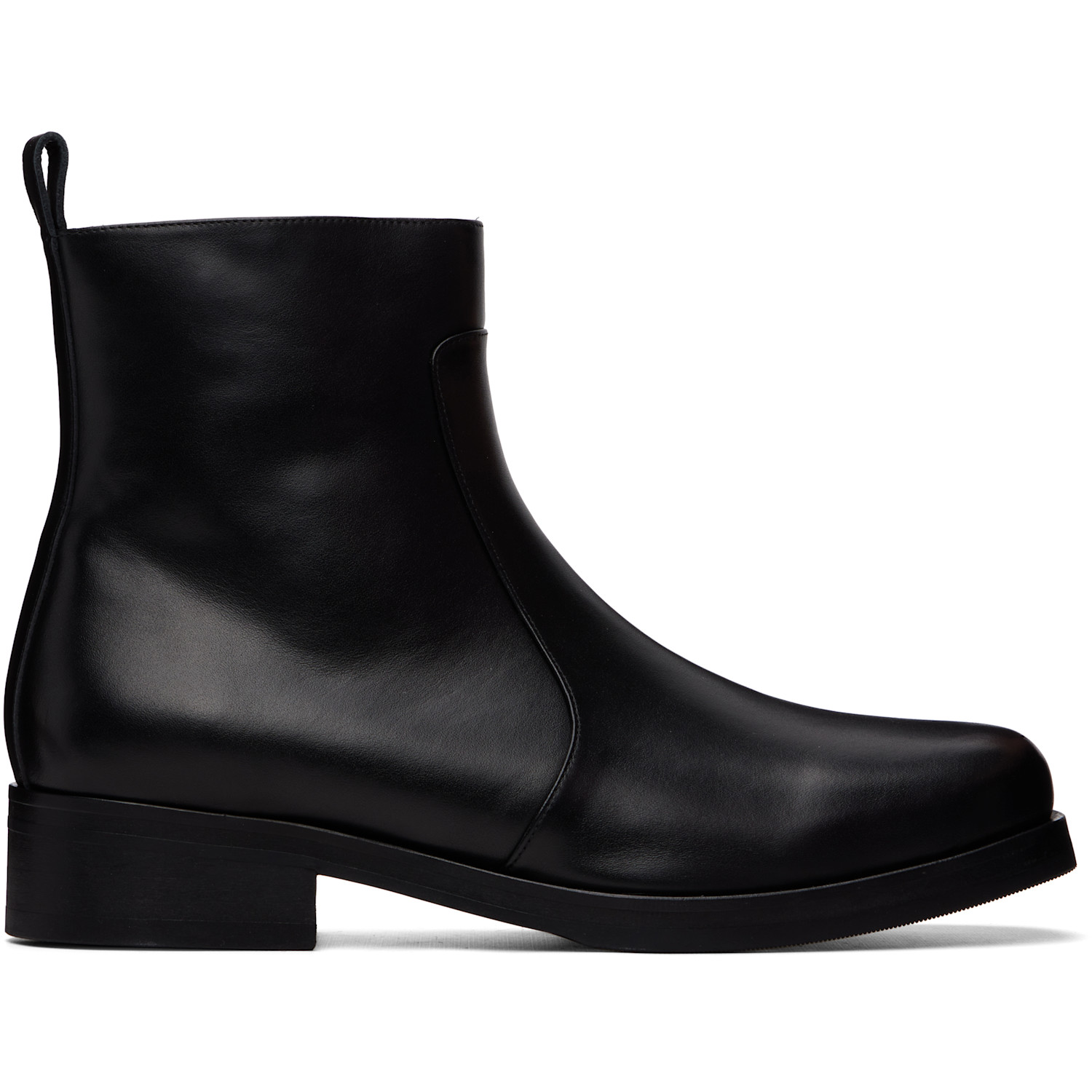 Studio Nicholson Black Square Boots