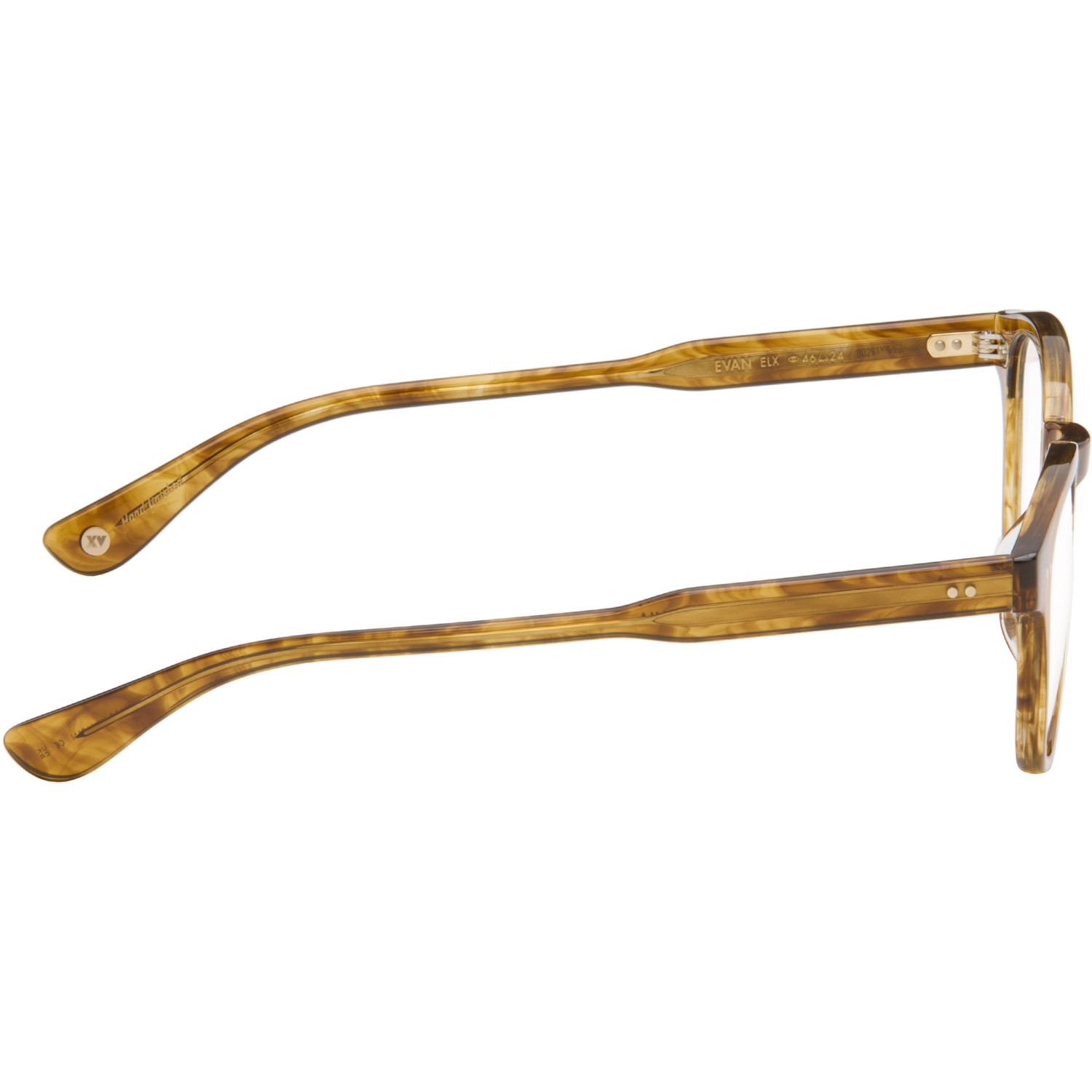  Garrett Leight Brown Evan Glasses 
