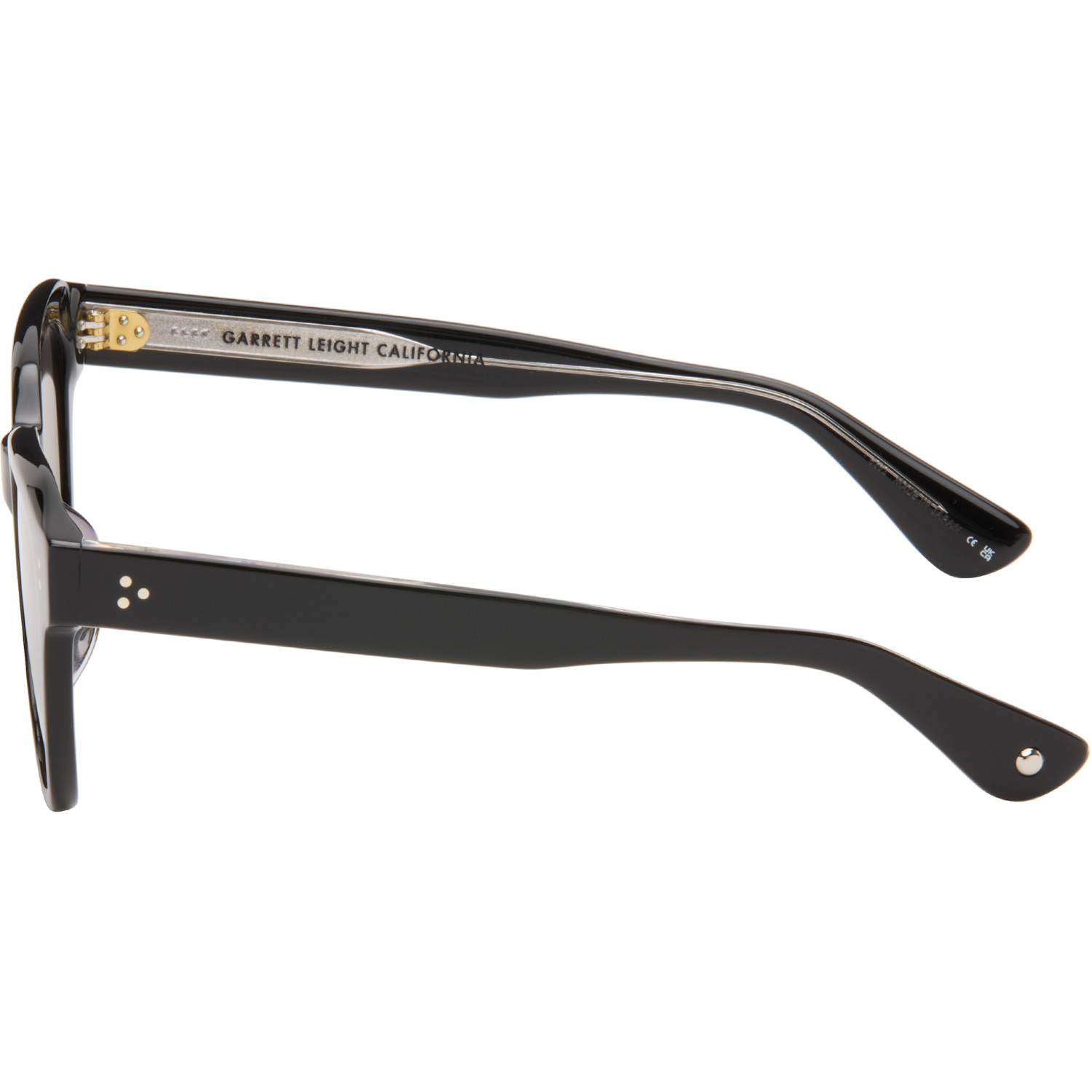  Garrett Leight Black Palmera Sunglasses 