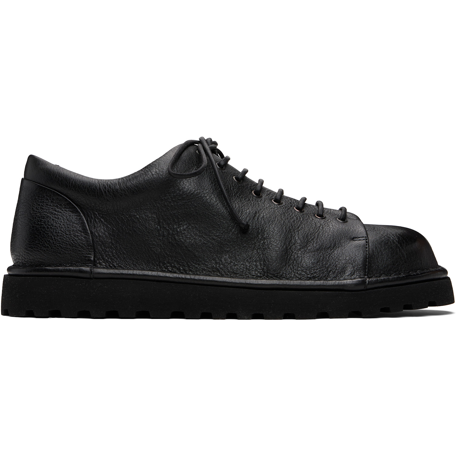 Marsèll Gomme Black Pallottola Pomice Leather Derbys