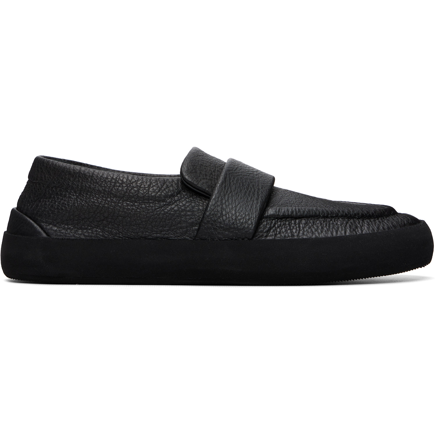 Marsèll Gomme Black Guarnello Leather Loafers