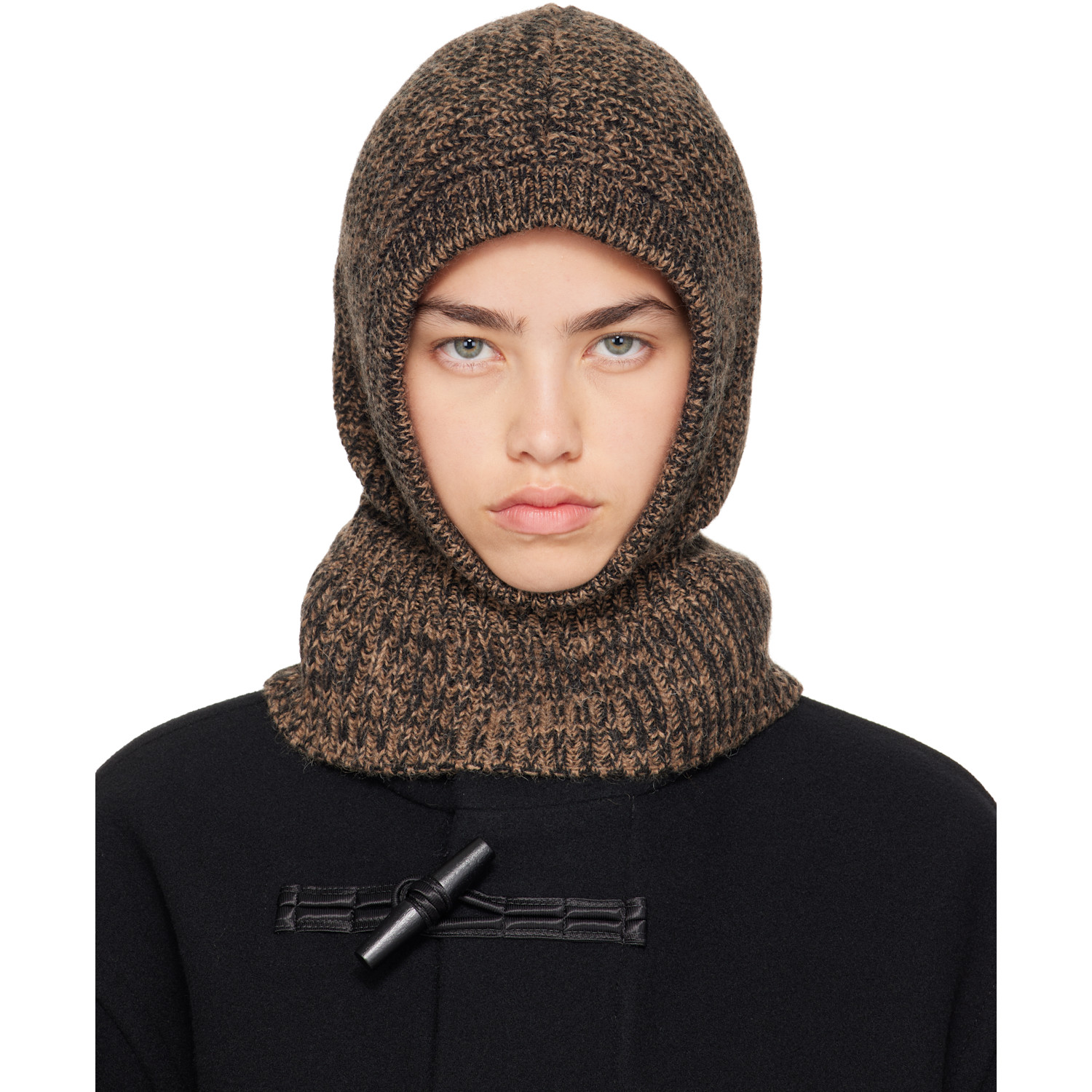LEMAIRE Brown Alpaca & Yak Blend Balaclava