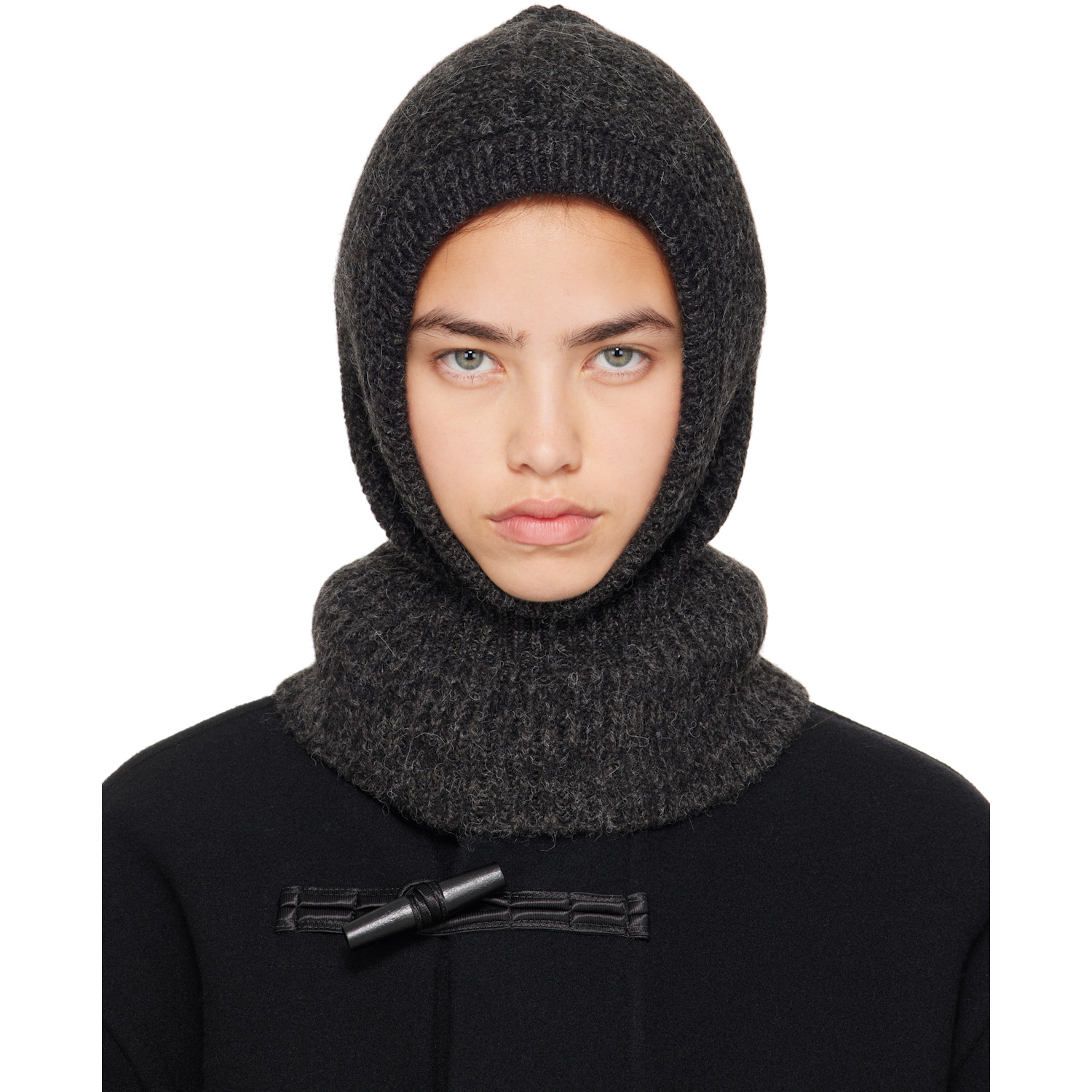 LEMAIRE Gray Alpaca & Yak Blend Balaclava
