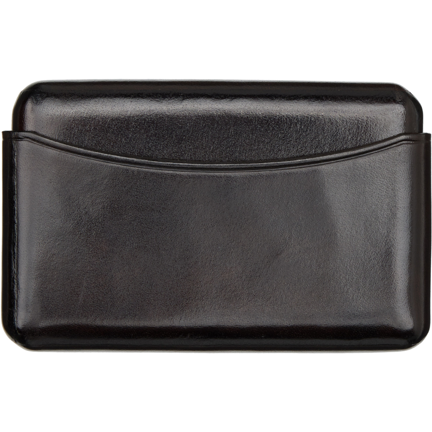 LEMAIRE Brown Molded Card Holder